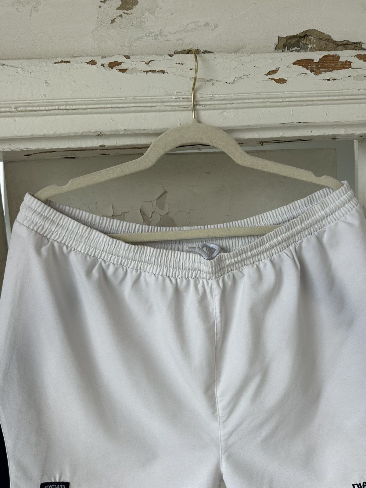Diadora Vintage Diadora Scotland White Shorts Size 36" / US 14 / IT 50 - 6 Thumbnail