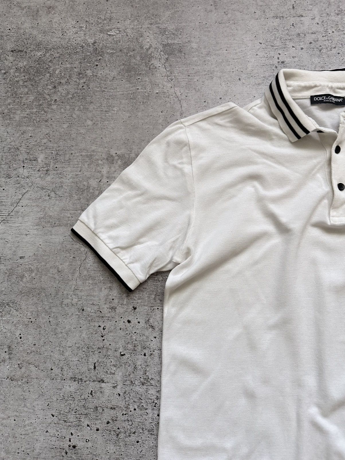 Dolce & Gabbana Vintage Dolce Gabbana Milano White Polo Size US M / EU 48-50 / 2 - 3 Thumbnail