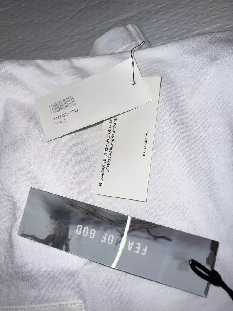 Fear of God Fear of God Main line patch short-sleeved T-shirt Size US L / EU 52-54 / 3 - 7 Thumbnail