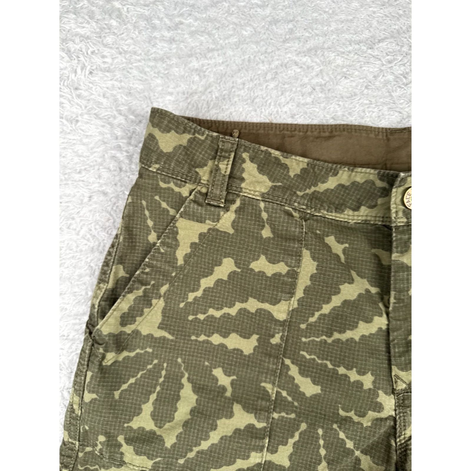 The North Face The North Face Shorts Women 10 Green Ridgeside Shorts Ripstop Cotton Blend 32x6 Shorts Casual Activewear Size 32" / US 10 / IT 46 - 4 Thumbnail