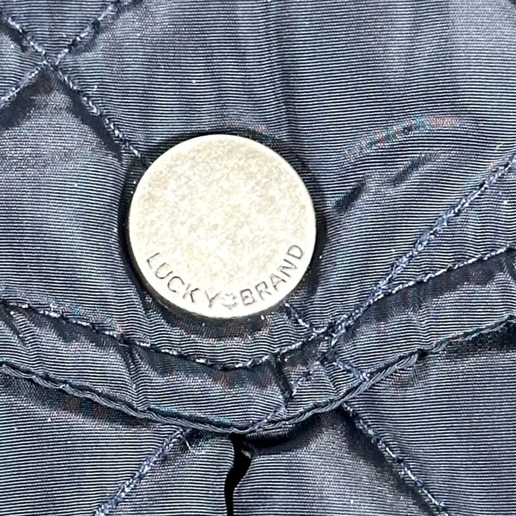 Lucky Brand Lucky Brand Jacket Womens 2XL Blue Quilted Sherpa Zip Insulated Lining Pockets Size XXL / US 16-18 / IT 52-54 - 5 Thumbnail