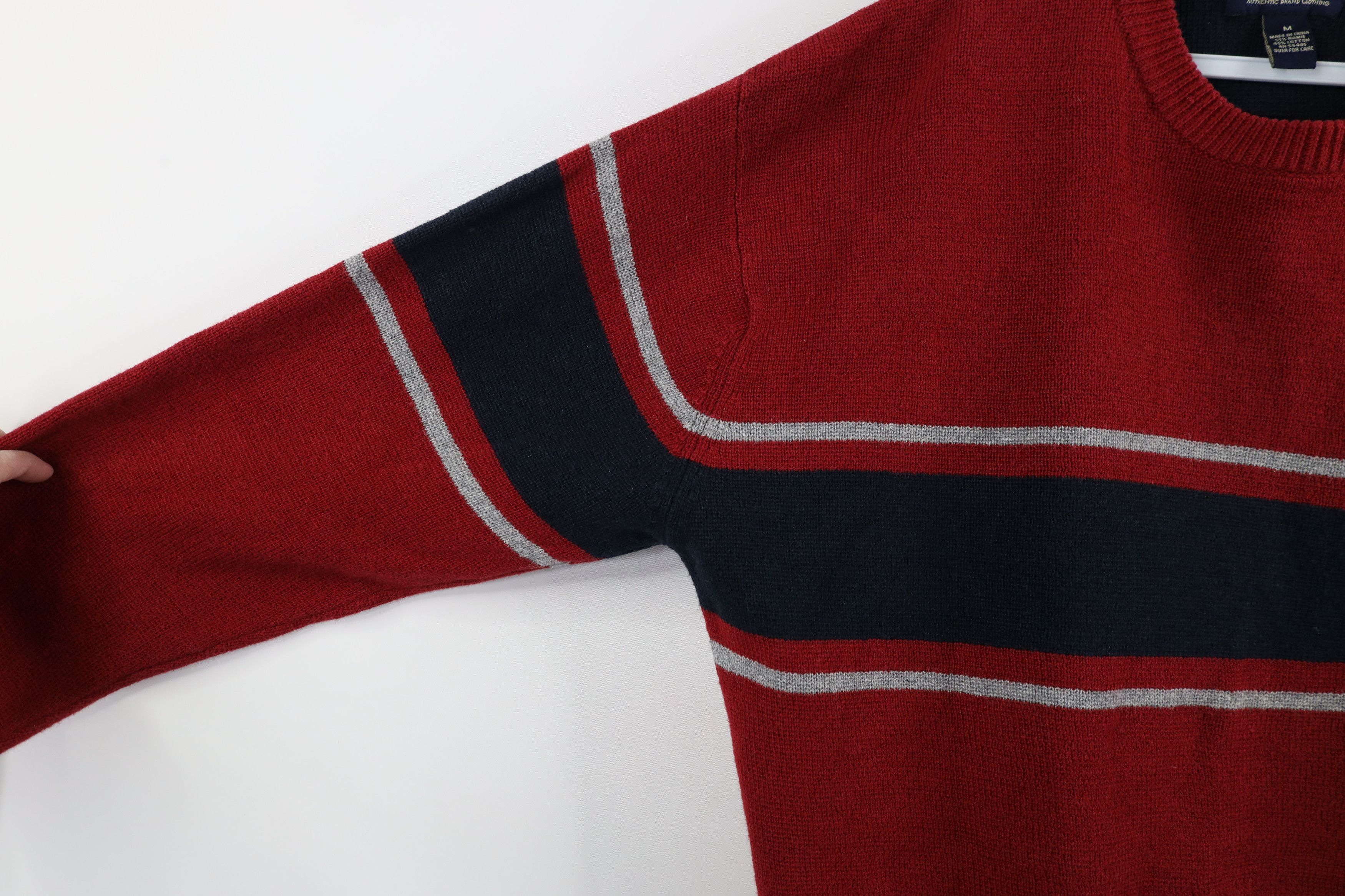 American Eagle Outfitters × Vintage Vintage 90s Y2K American Eagle Outfitters Block Knit Sweater Size US M / EU 48-50 / 2 - 5 Thumbnail