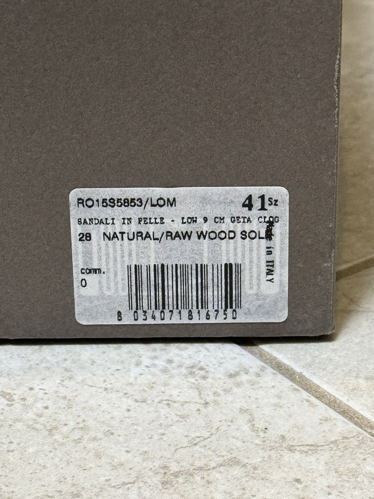 Rick Owens Rick Owens Geta Clog Size US 11 / IT 41 - 7 Thumbnail