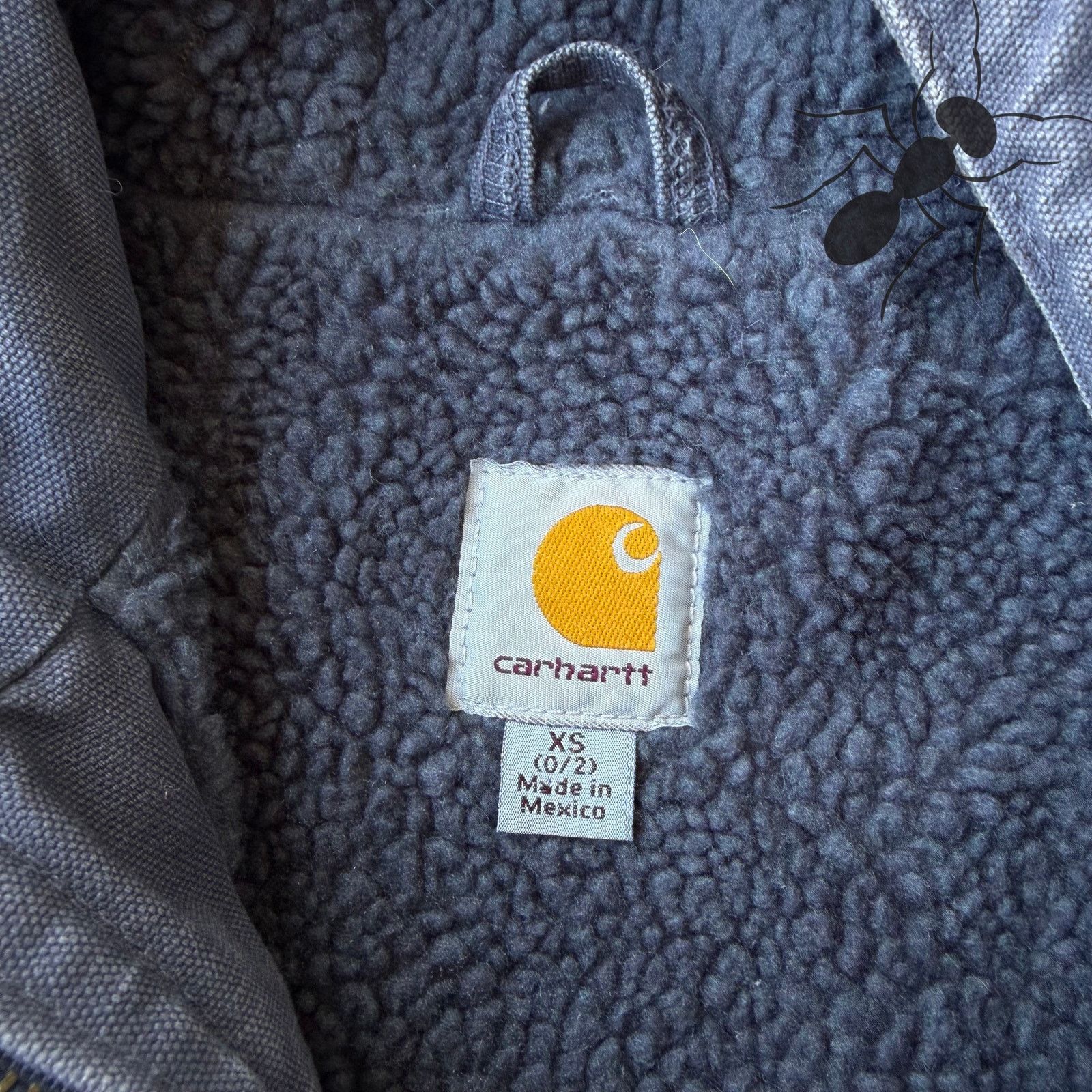 Carhartt × Vintage Carhartt purple Sherpa button up work wear jacket Size US XS / EU 42 / 0 - 9 Thumbnail