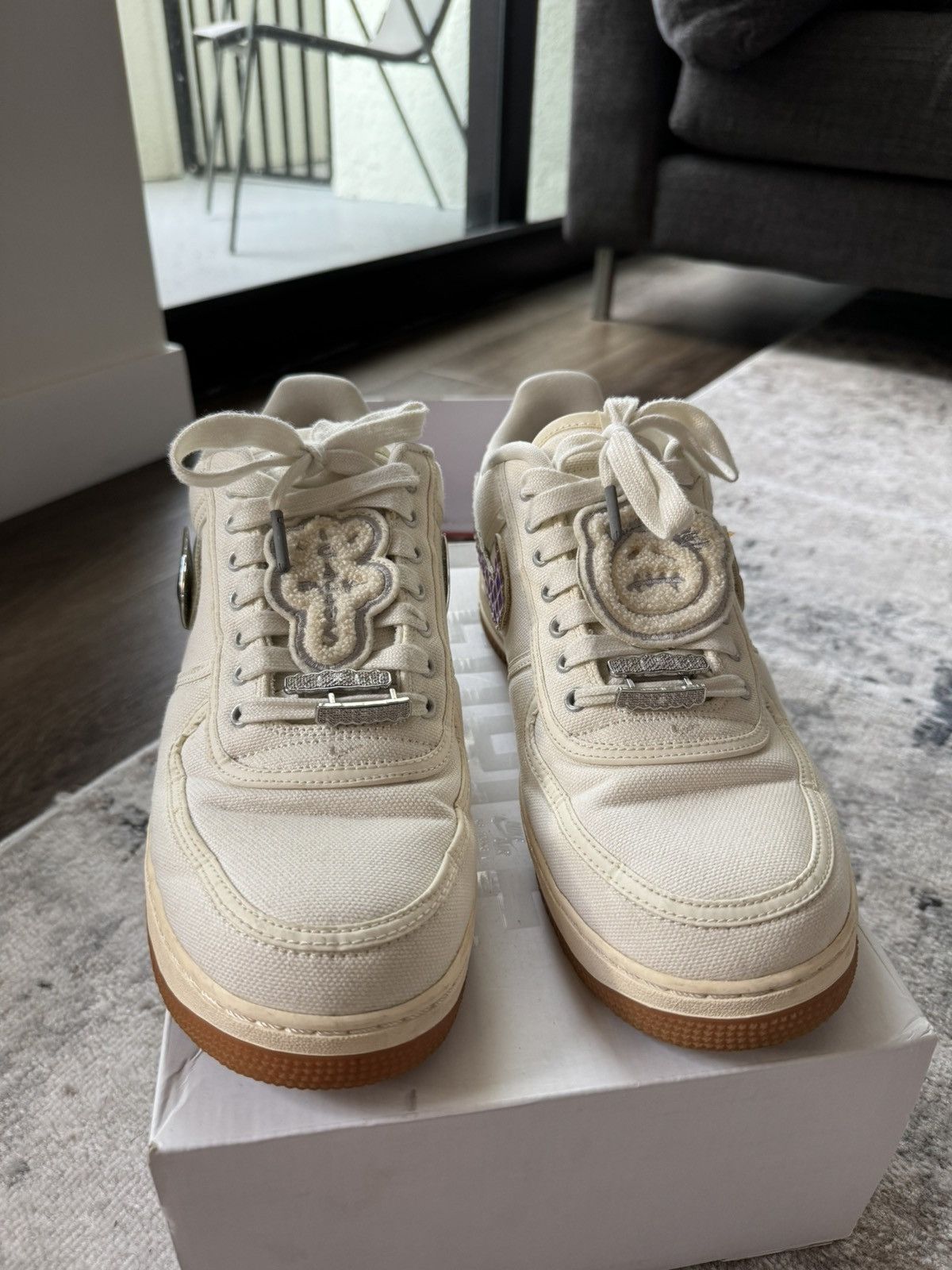 Nike × Travis Scott Travis Scott x Air Force 1 ‘Sail’ Size US 11.5 / EU 44-45 - 3 Thumbnail