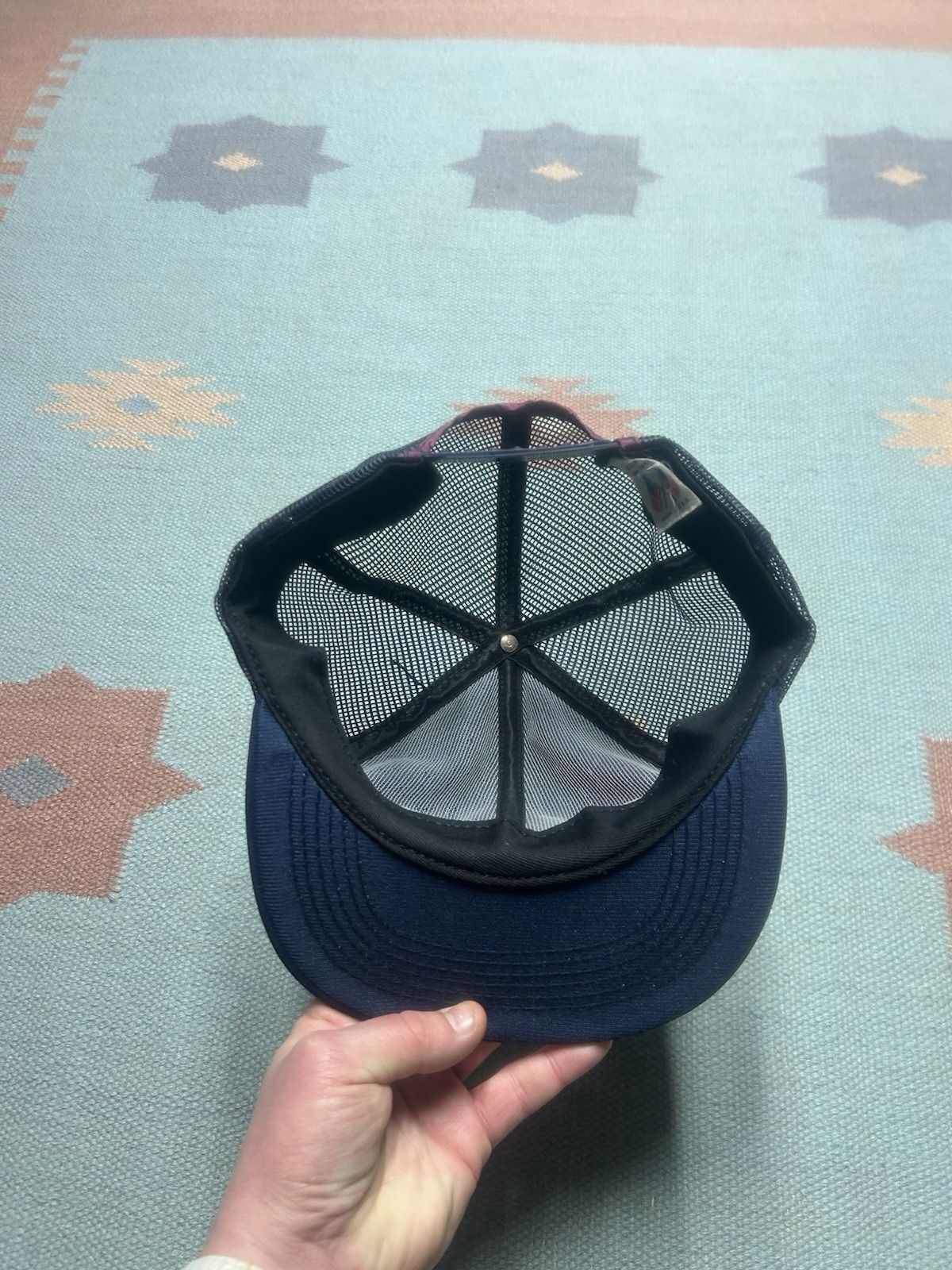Vintage Vtg trucker hat mesh Michigan chiefs of police patch mad USA Size ONE SIZE - 5 Thumbnail