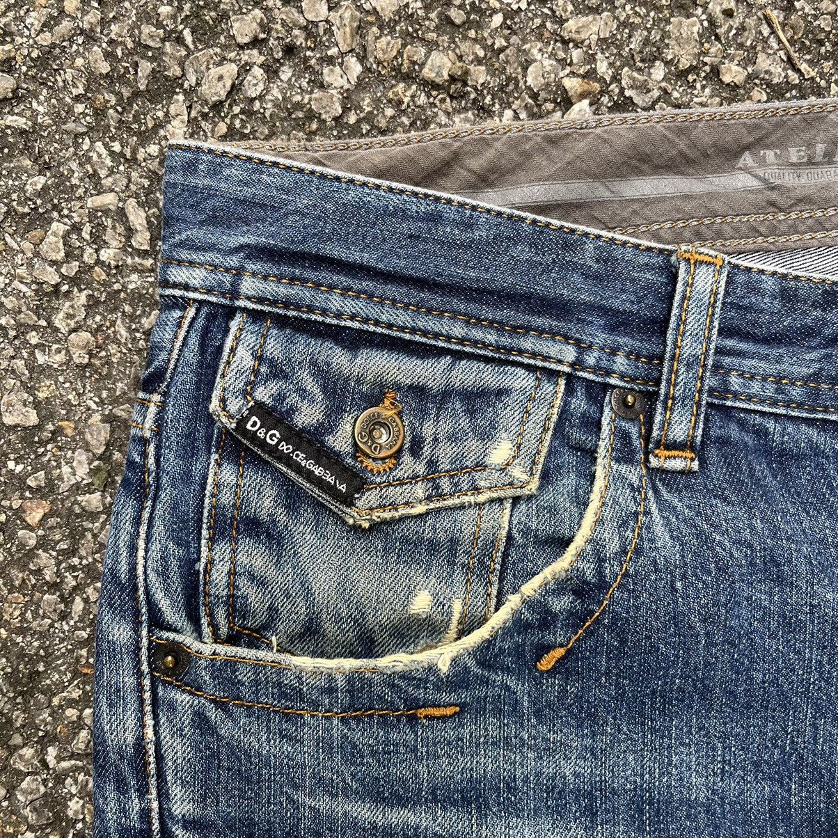 Dolce & Gabbana D&G Dolce & Gabbana Luxury Crazy Style Denim Jeans Size US 33 - 5 Thumbnail