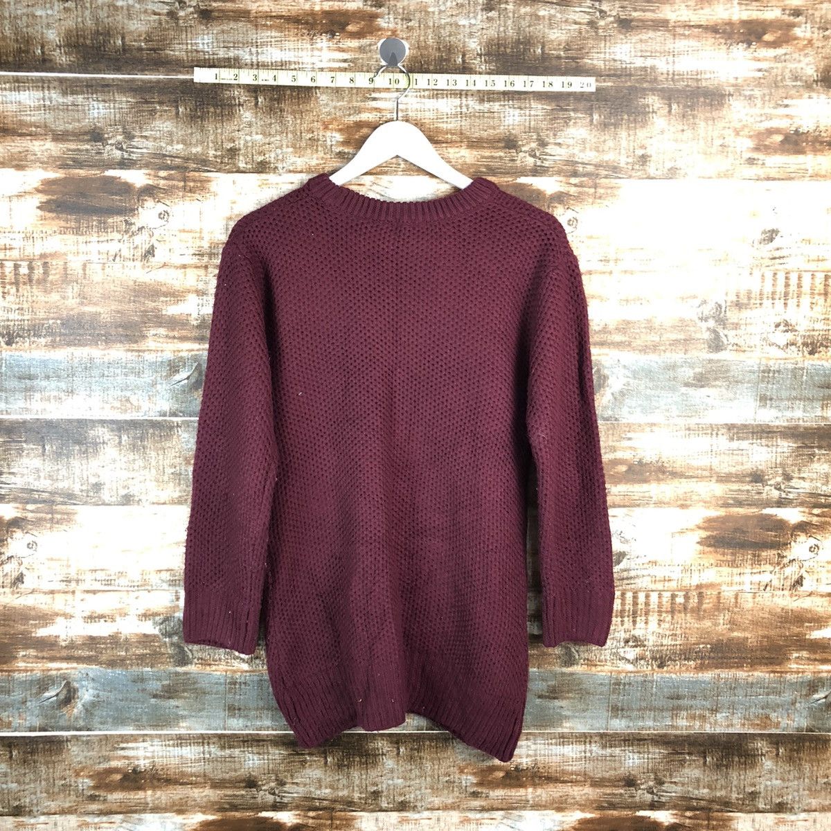 GU × Homespun Knitwear GU Maroon Knitwear #A2225 Size M / US 6-8 / IT 42-44 - 12 Thumbnail