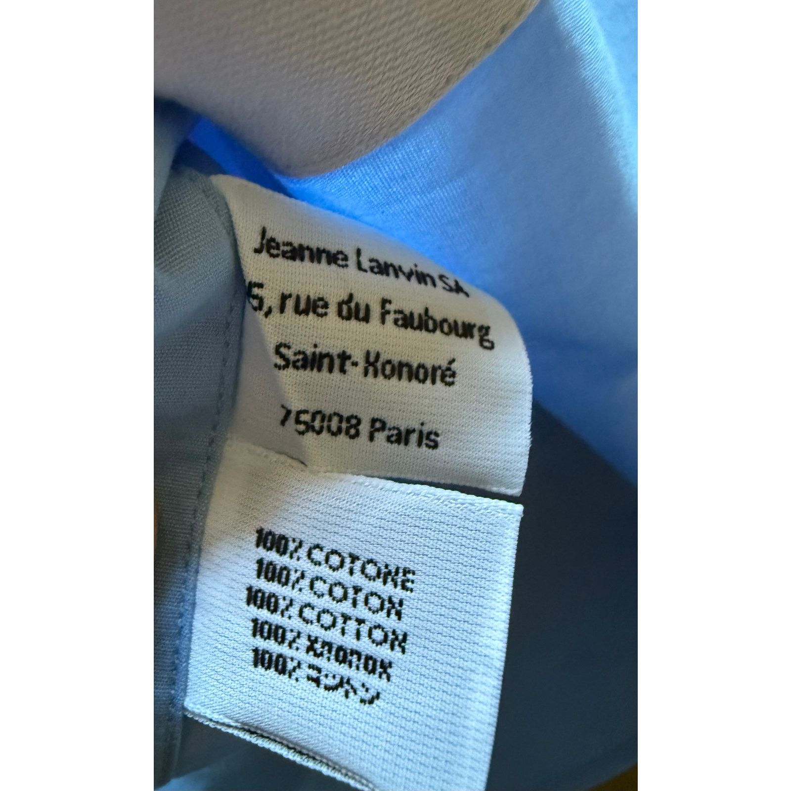 Lanvin Lanvin Colorblock Button Down Shirt size 40/15 3/4 Size US M / EU 48-50 / 2 - 9 Thumbnail
