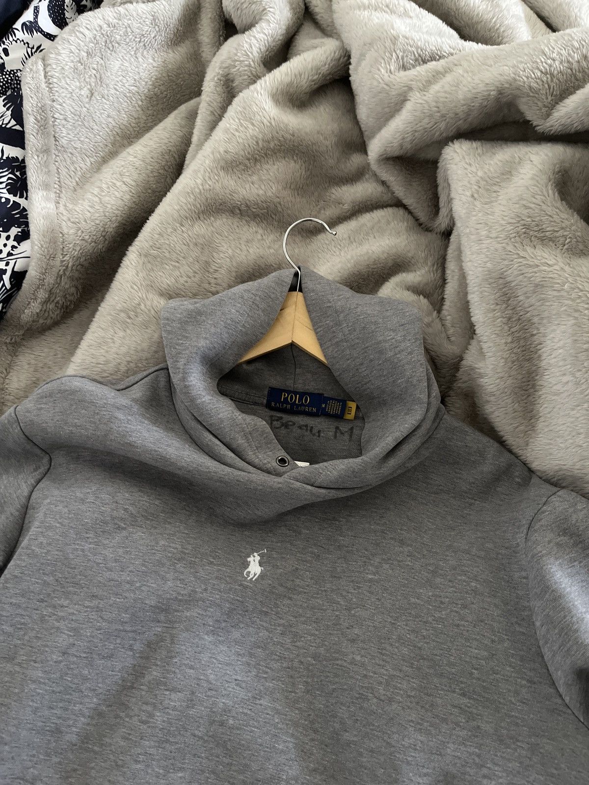 Polo Ralph Lauren grey polo hoodie Size US M / EU 48-50 / 2 - 3 Thumbnail