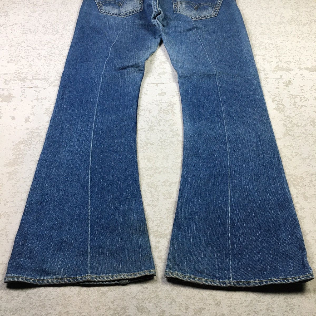 Levi's Crazy Levis Type 1 Twist Leg Tough Boot Flare Jeans Size US 36 / EU 52 - 4 Thumbnail