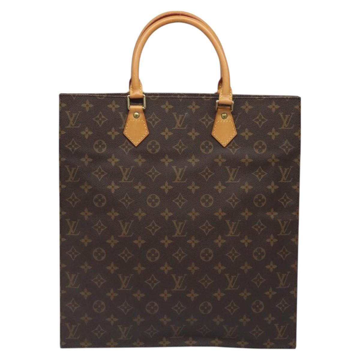 Louis Vuitton LOUIS VUITTON Monogram Sac Plat Hand Bag M51140 Size ONE SIZE - 2 Thumbnail