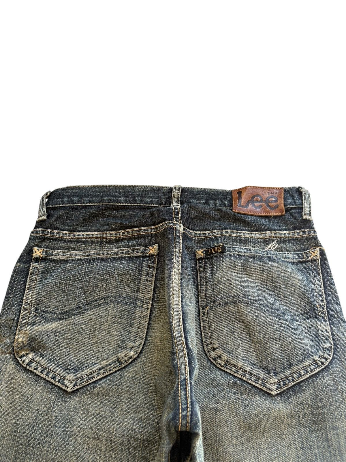 Lee Vintage Lee Mud Wash Distressed Loose Baggy Jeans Size US 28 / EU 44 - 8 Thumbnail