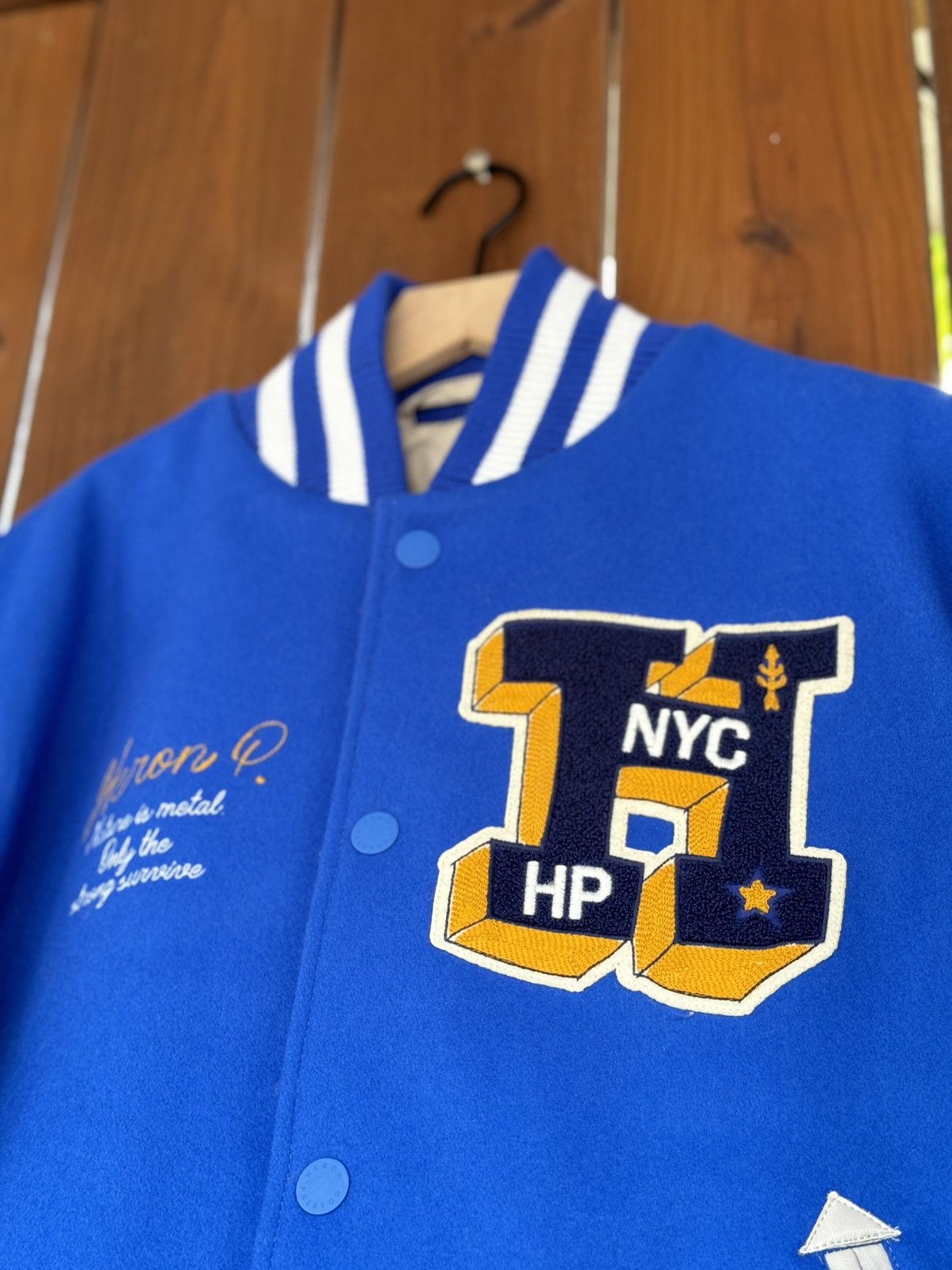 Heron Preston HERON PRESTON VARSITY JACKET SIZE SMALL Size US S / EU 44-46 / 1 - 5 Thumbnail
