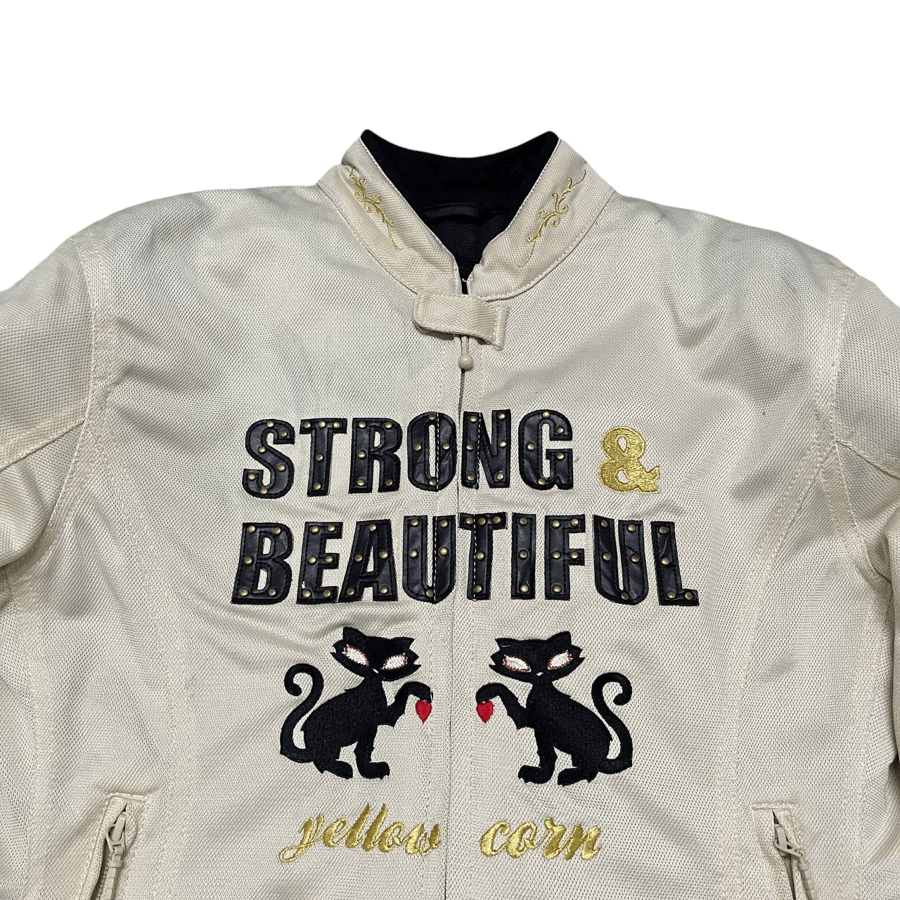 YELLOW CORN Vintage Yellow Corn Racing Jacket with Padding Size US S / EU 44-46 / 1 - 7 Thumbnail
