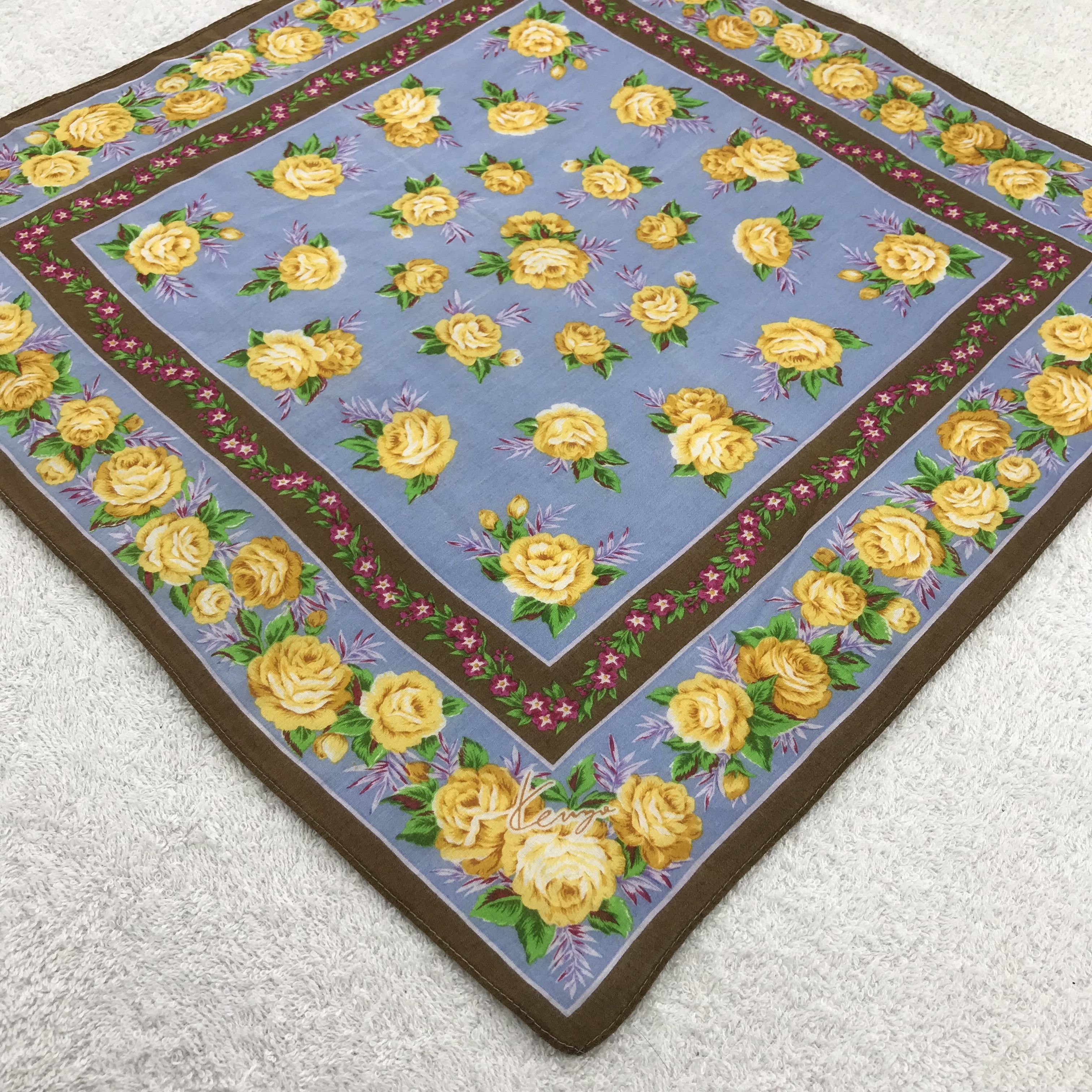 Kenzo × Vintage Kenzo Handkerchief / Neckerchief / Bandana Size ONE SIZE - 4 Thumbnail