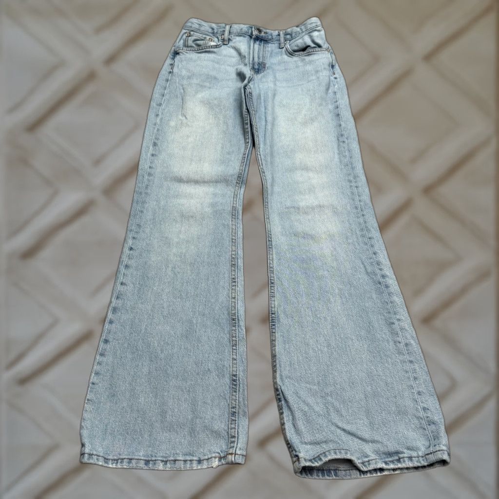 Bdg BDG Bootcut Jeans Womens 27 High Rise Light Wash Blue Denim Stretch 28x31 Size 27" / US 4 / IT 40 - 1 Thumbnail