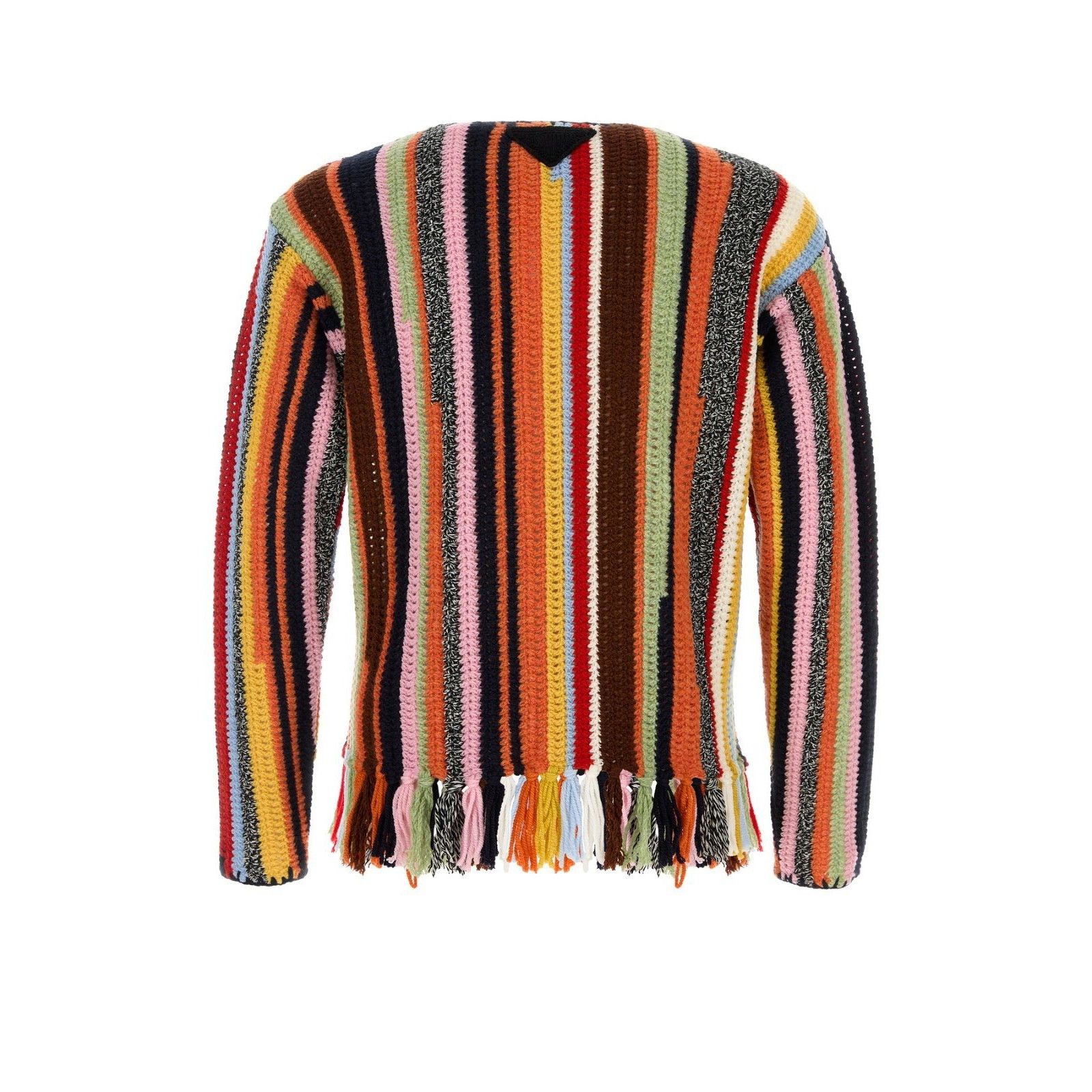 Prada PRADA Multicolor Crochet Sweater New & Authentic (Men's size Size US M / EU 48-50 / 2 - 2 Thumbnail