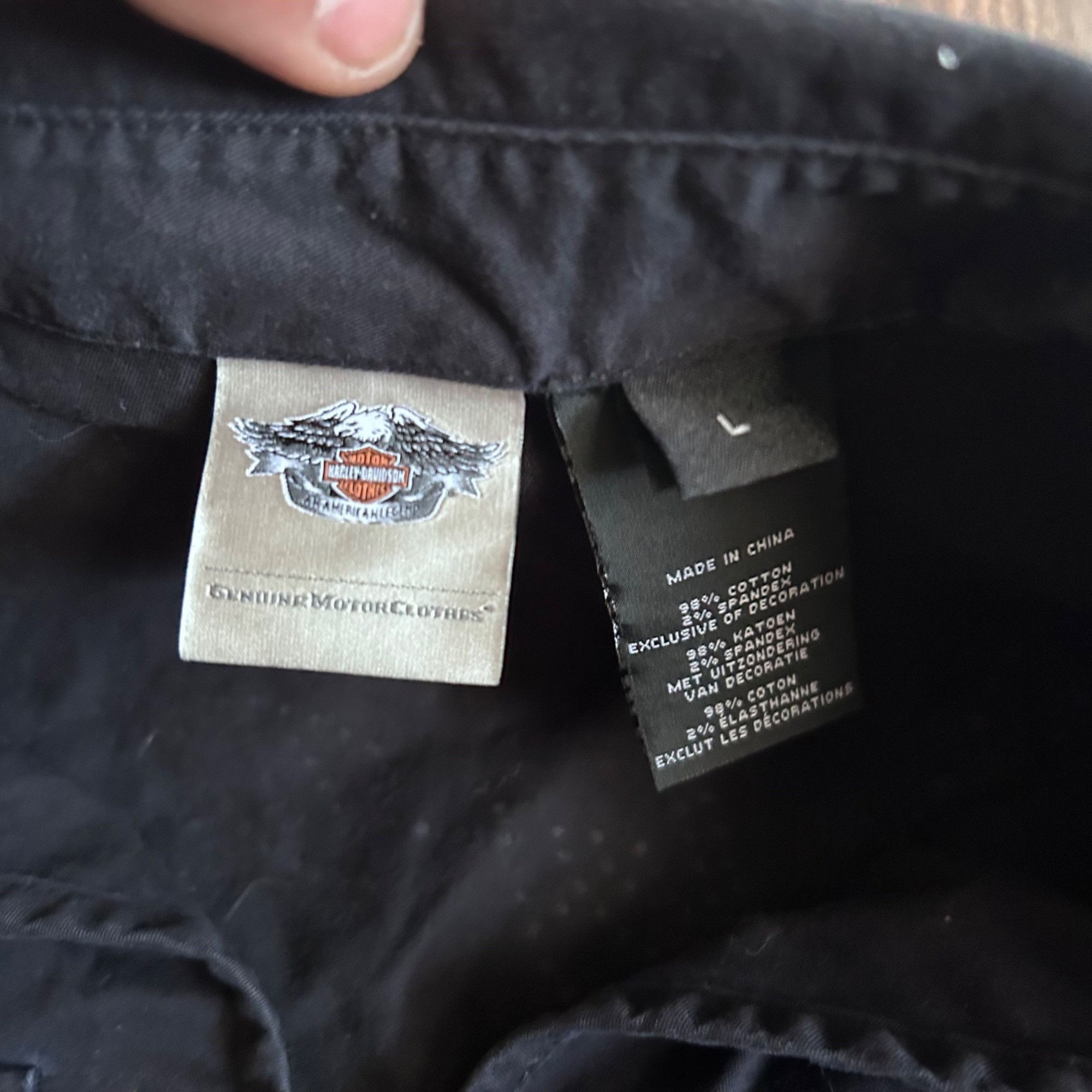 Harley Davidson Vintage/Y2K Rhinestone Harley Davidson Button-Up Vest Size L / US 10 / IT 46 - 3 Thumbnail