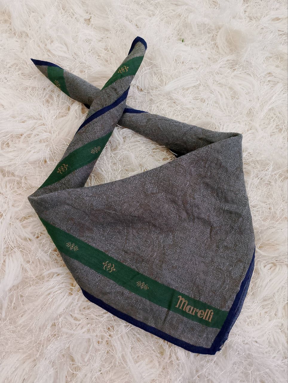 Vintage Vintage MARELLI Italian Designer Handkerchief Bandana Scarf Size ONE SIZE - 1 Thumbnail