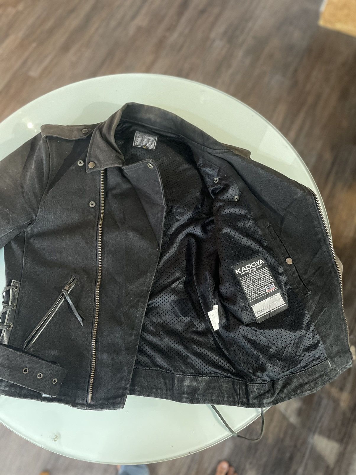 Designer × Japanese Brand Rare!! K's leather by Kodoya motorcycle jacket Size US XL / EU 56 / 4 - 8 Thumbnail