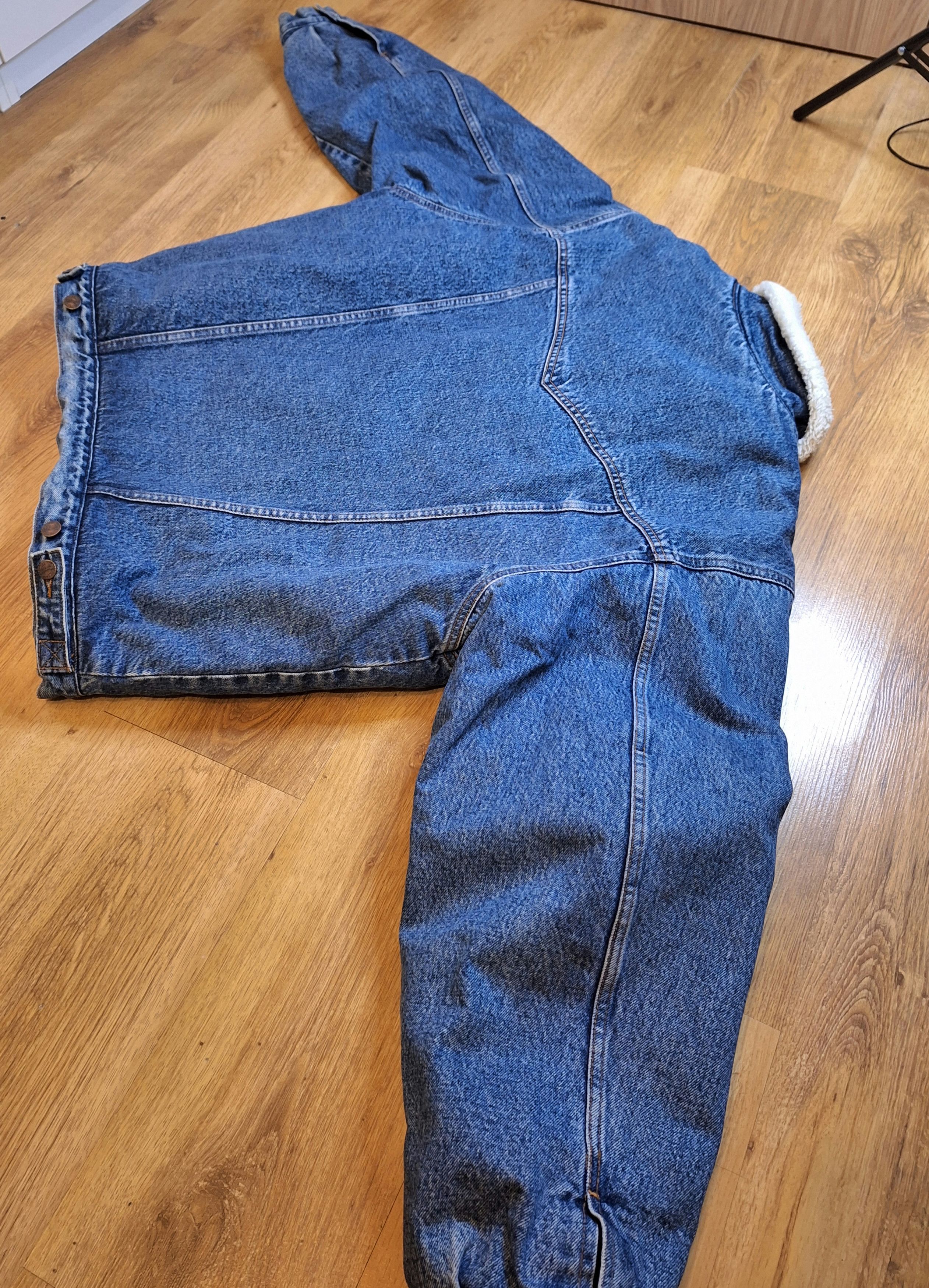 Vintage × Wrangler Wrangler Vintage 1990s Denim Jacket Jeans Sherpa Fleece Size US XL / EU 56 / 4 - 4 Thumbnail