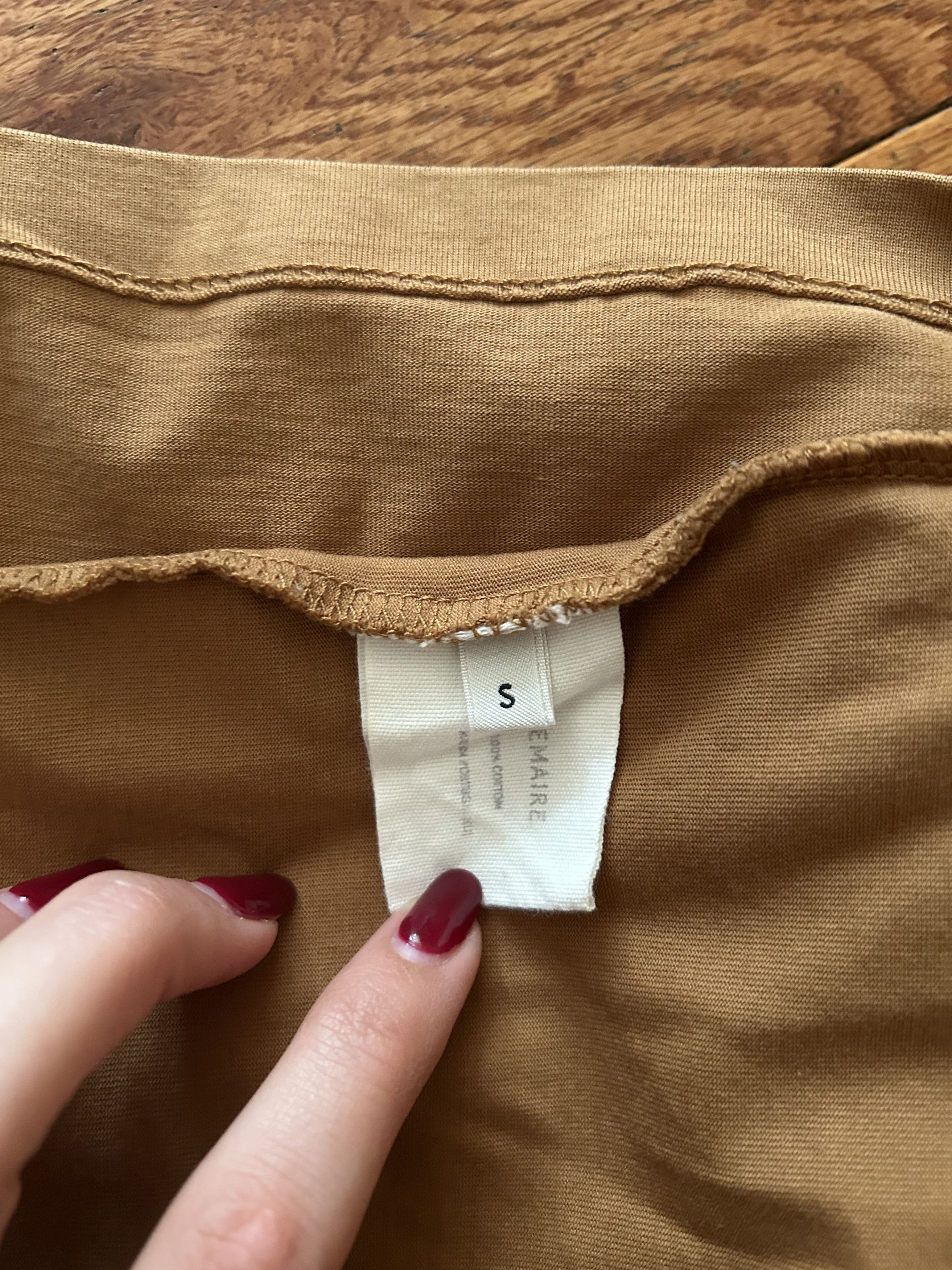 Lemaire Lemaire Cotton T-shirt Size US S / EU 44-46 / 1 - 3 Thumbnail