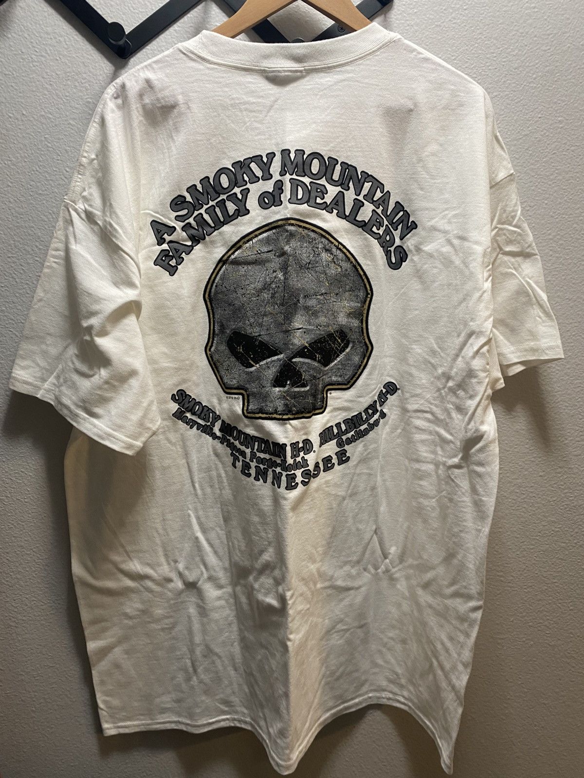 Harley Davidson × Vintage Harley Davidson tee skull design Size US XXL / EU 58 / 5 - 1 Thumbnail