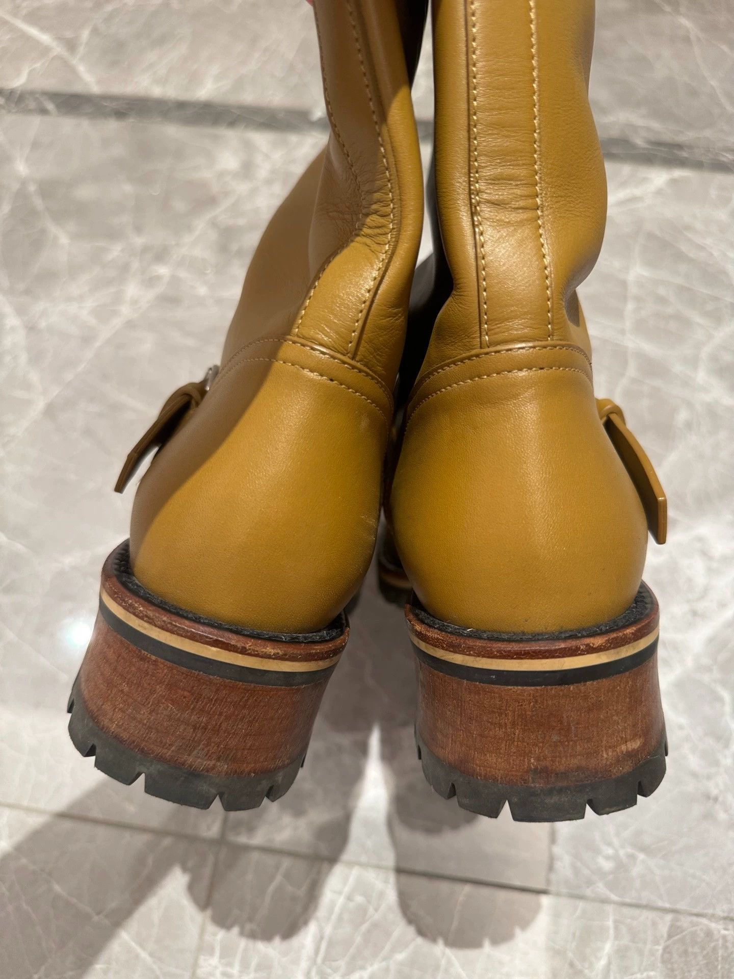 Dior Dior mid-calf boots nappa camel/brown 37.5 98new Size US 7 / IT 37 - 9 Thumbnail