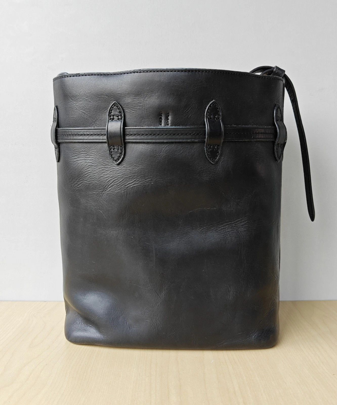 Polo Ralph Lauren Polo Ralph Lauren Bellport Leather Large Bucket Bag FTP 0003 Size ONE SIZE - 3 Thumbnail