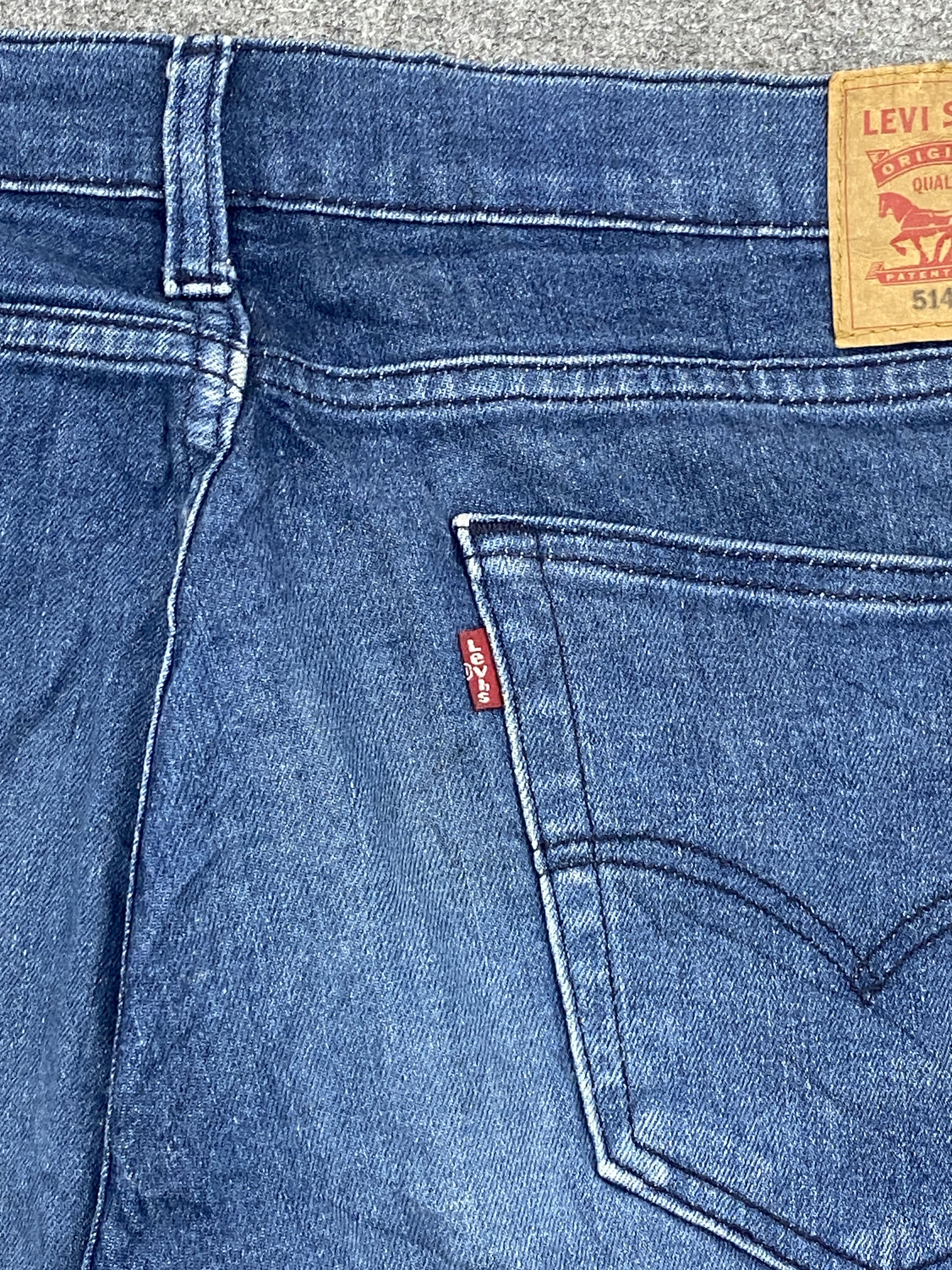 Levi's Vintage Levis 514 Faded Blue Jeans DP2700 Size US 35 - 6 Thumbnail