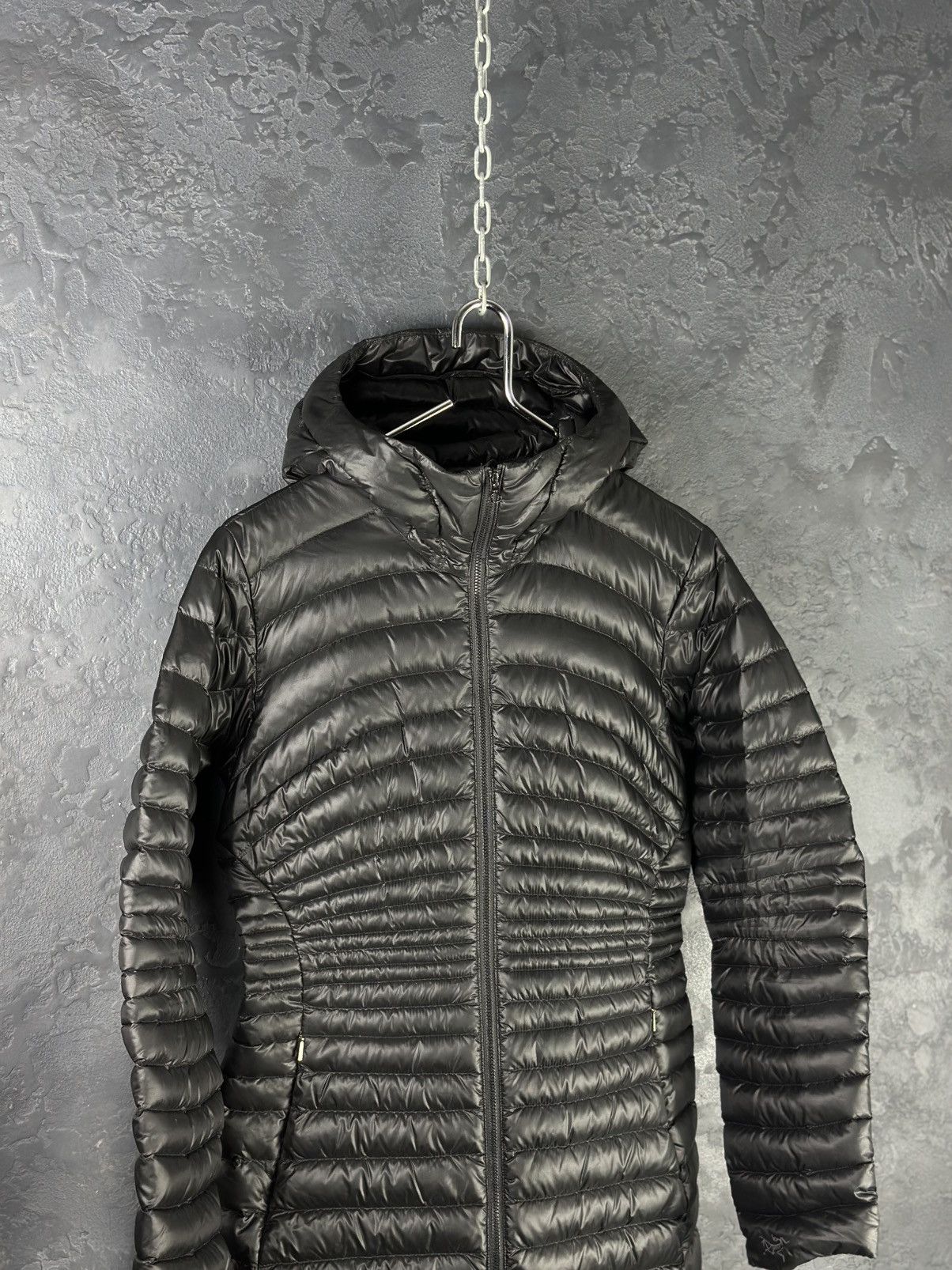Arc'teryx Arcteryx Huri Womens Outdoor Black Down Puffer Long Jacket Size S / US 4 / IT 40 - 4 Thumbnail