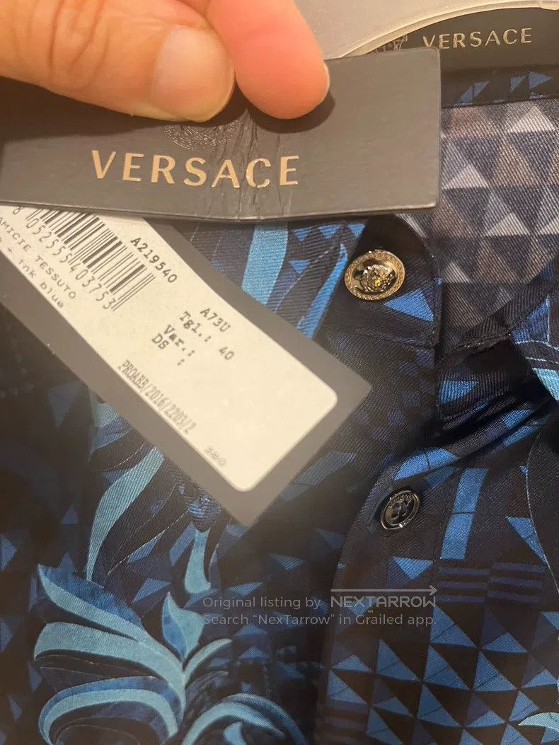 Versace Versace Black and white classic hand-painted baroque patte Size US M / EU 48-50 / 2 - 4 Thumbnail