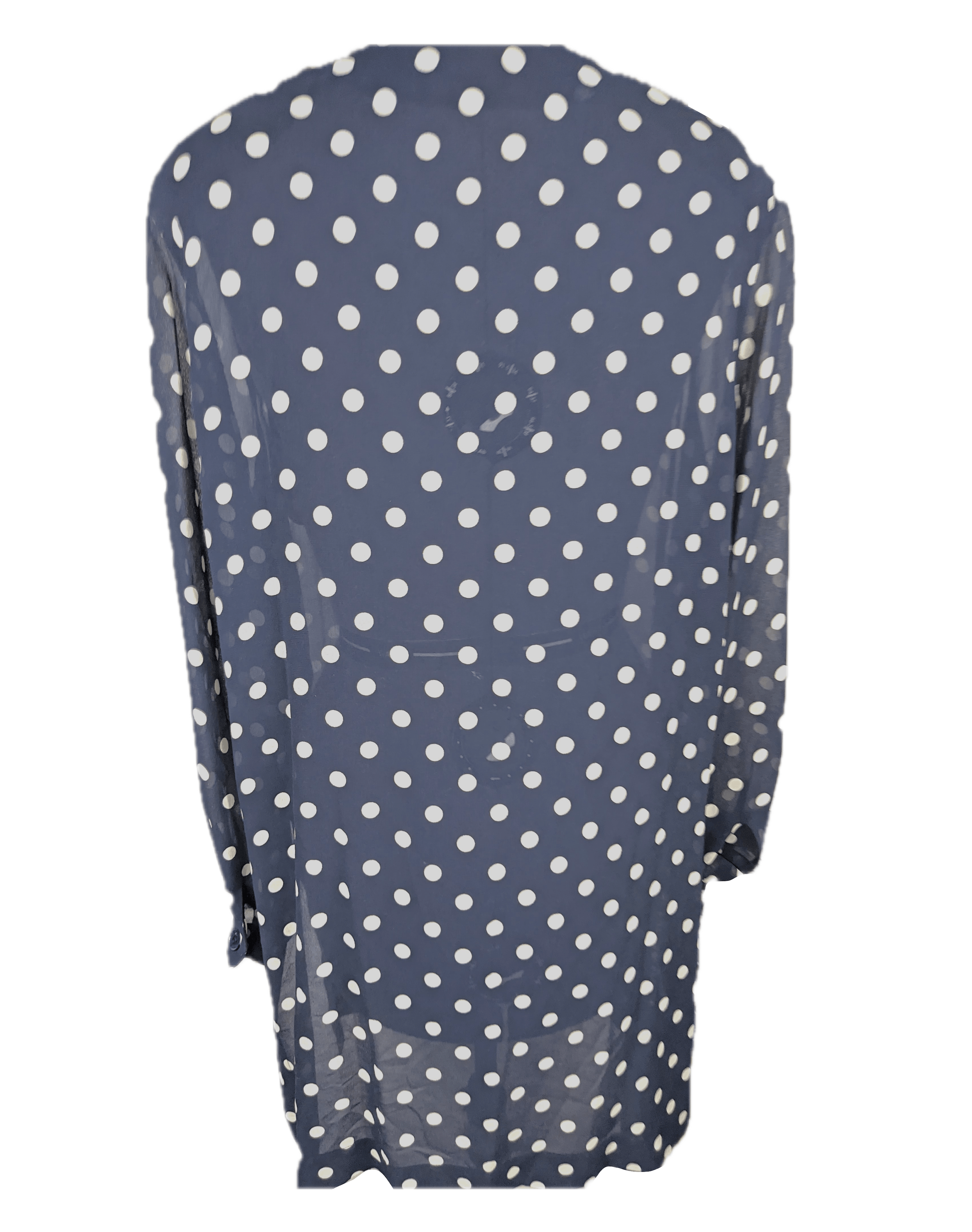 Celine 1990’s Celine Polka Dot Blouse Size ONE SIZE - 4 Thumbnail