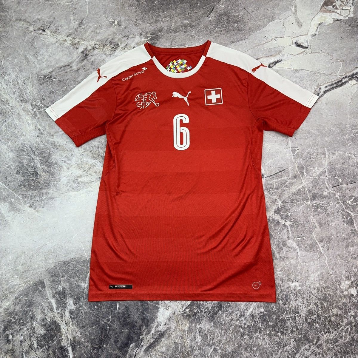 Other Puma Switzerland Jersey 2016-2018 National Team #6 Lang Home Size US S / EU 44-46 / 1 - 3 Thumbnail