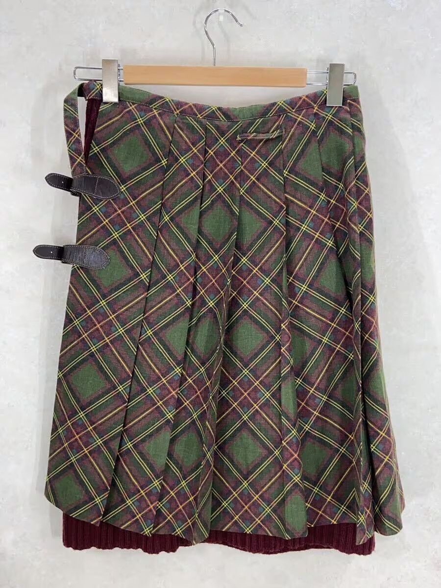 Jean Paul Gaultier 90s Plaid Pleated Skirt Size 28" / US 6 / IT 42 - 2 Thumbnail