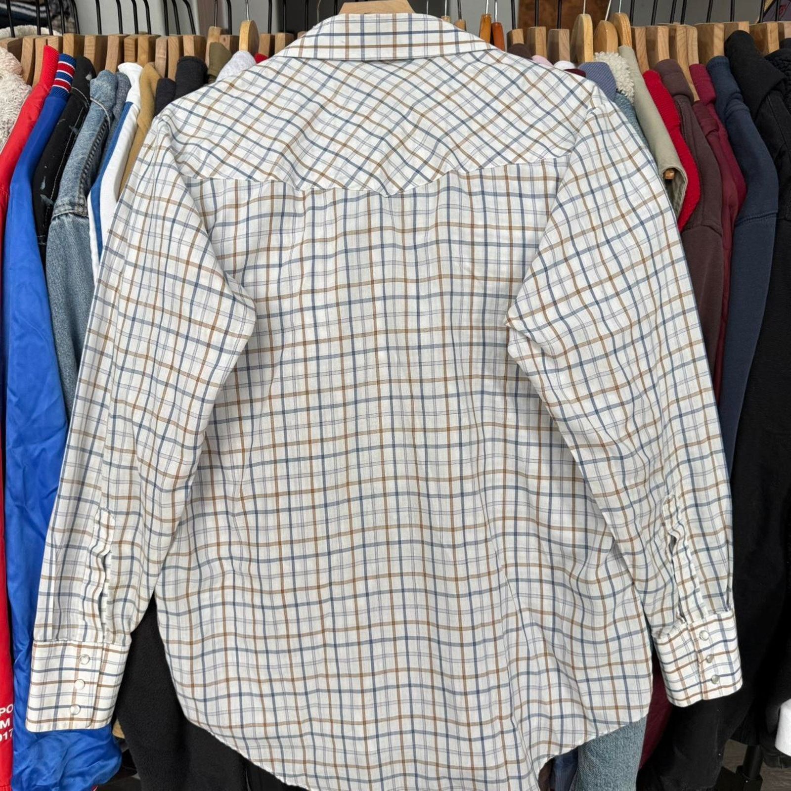 Other Vintage 90s Plains Western Wear Pearl Snap Button Down Shirt Size US M / EU 48-50 / 2 - 6 Thumbnail
