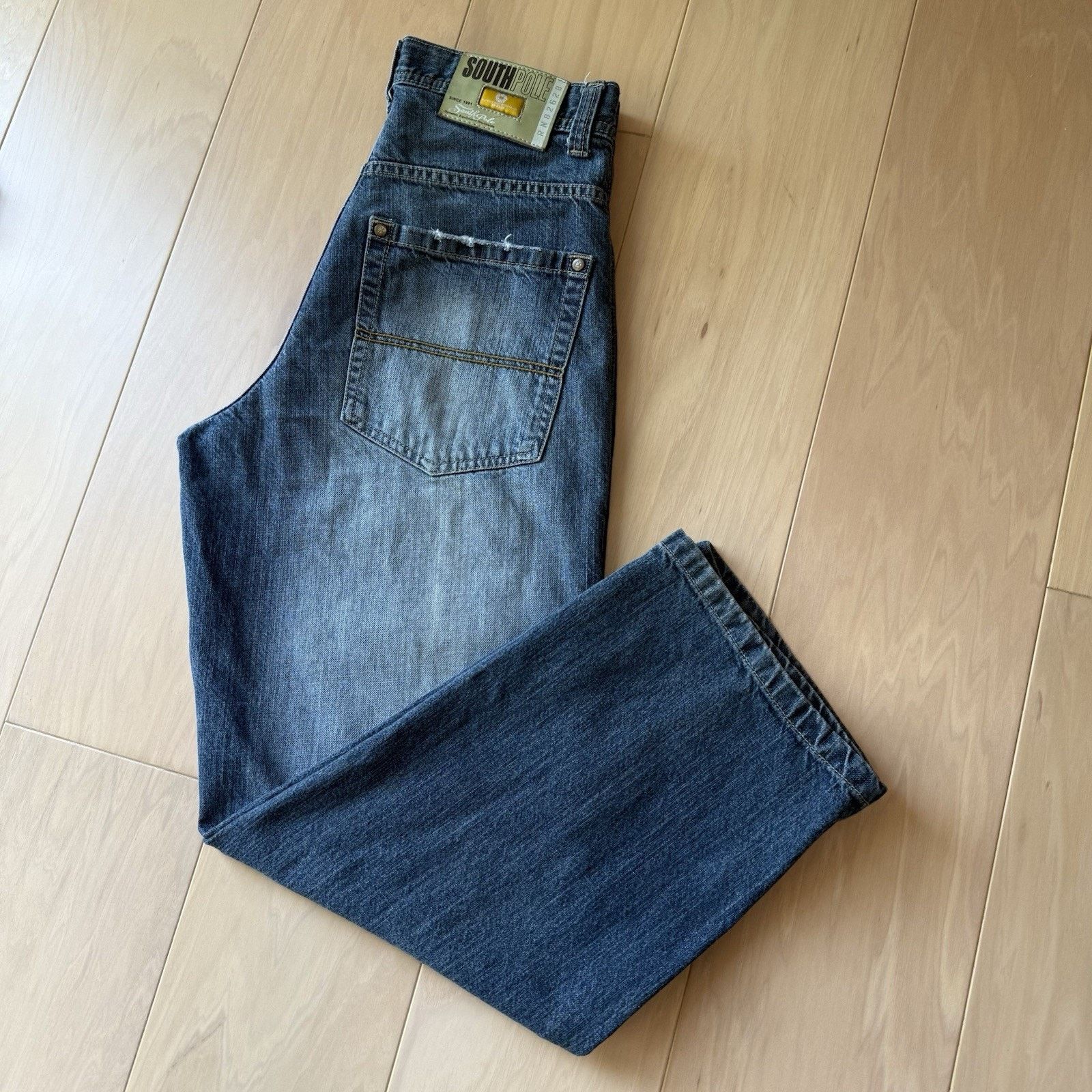Southpole × Vintage Vintage Southpole Jeans 30 Blue Y2K Baggy Denim Skater Punk Size US 30 / EU 46 - 9 Thumbnail