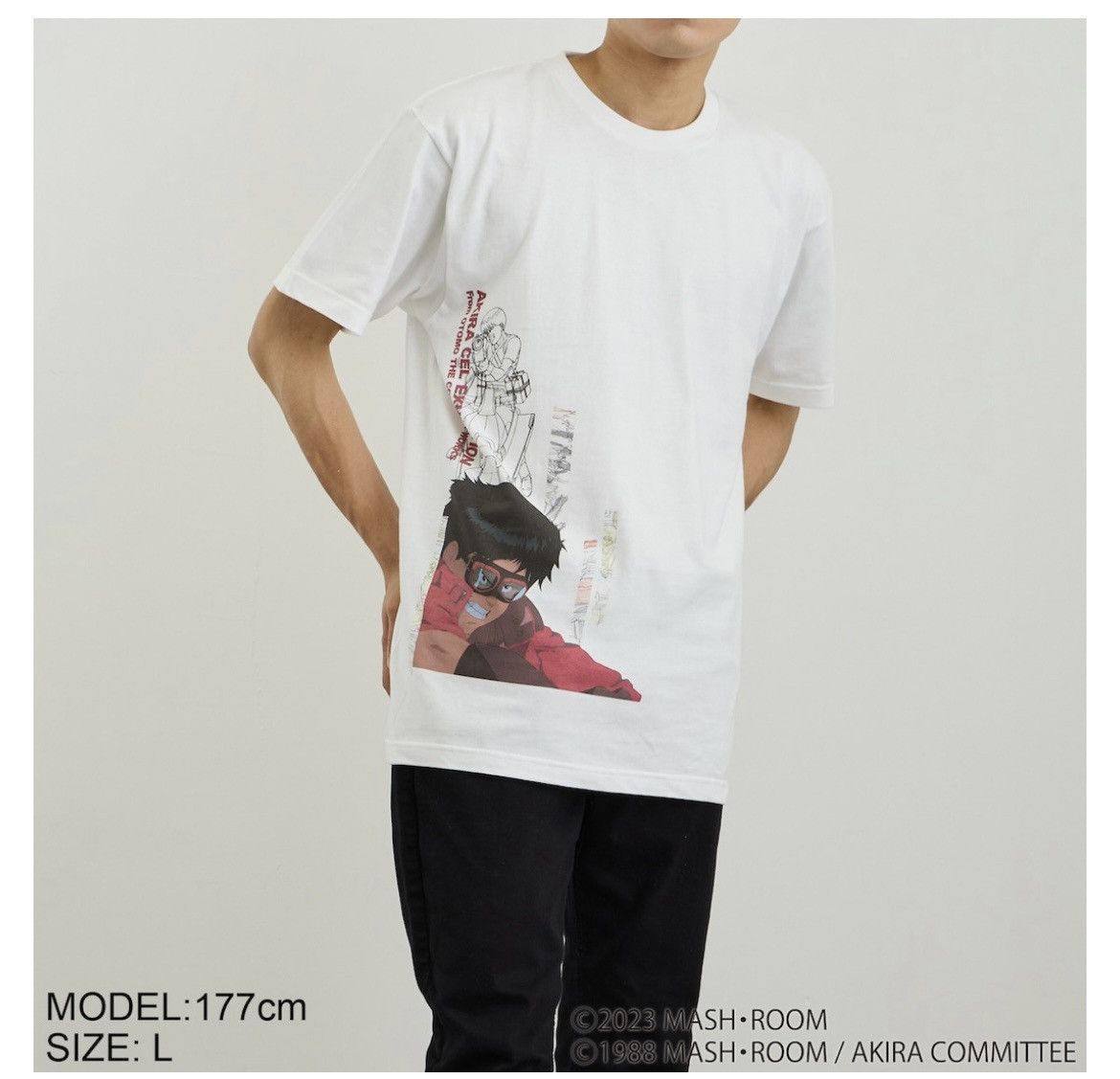 Anime AKIRA CEL EXHIBITION "Kaneda" Tee Size US XL / EU 56 / 4 - 20 Thumbnail