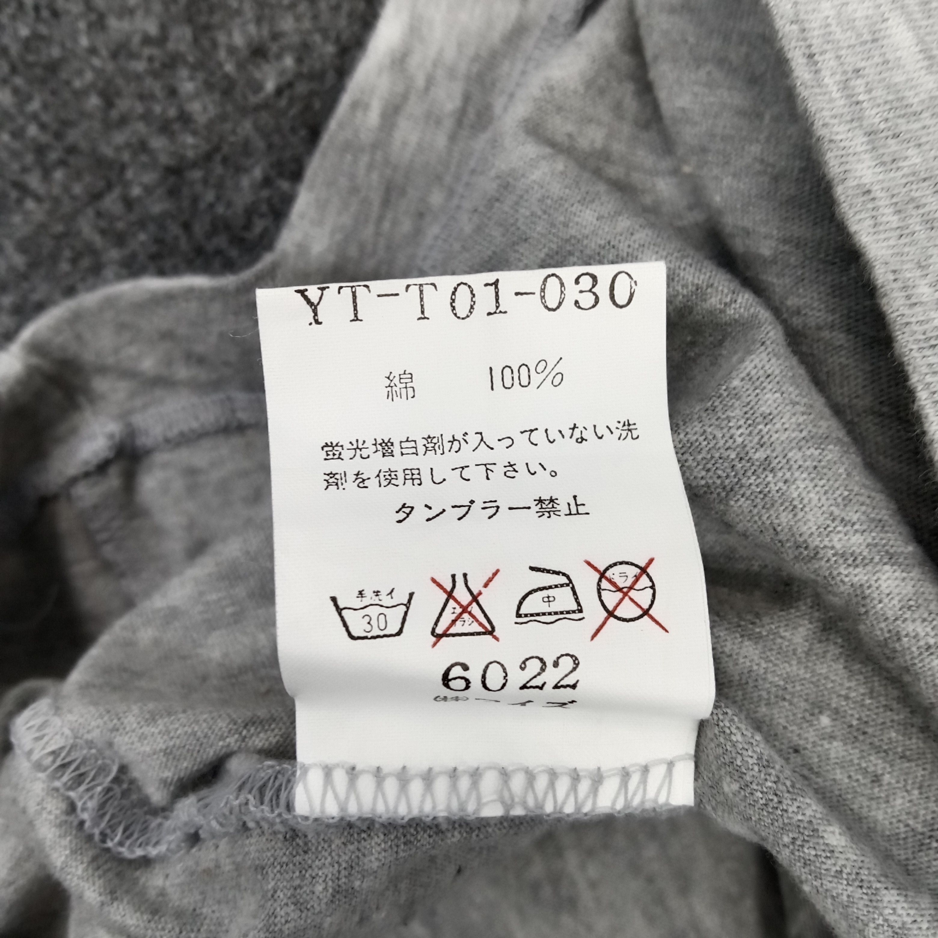 Vintage × Y's × Yohji Yamamoto Y's by Yohji Yamamoto Japanese Designer Tshirt Size US S / EU 44-46 / 1 - 8 Thumbnail