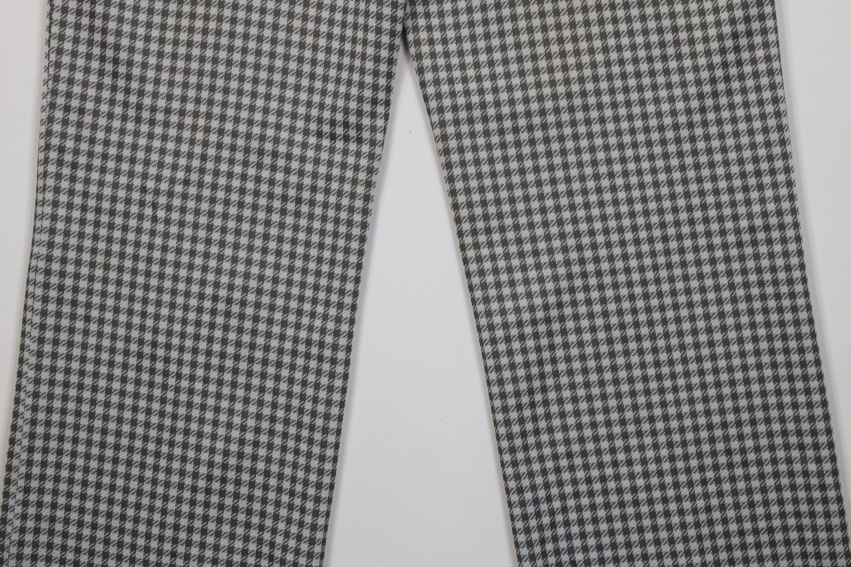 Vintage Vintage 70s Streetwear Bell Bottoms Pants Gray Plaid USA Size 38" / US 16 / IT 52 - 12 Thumbnail
