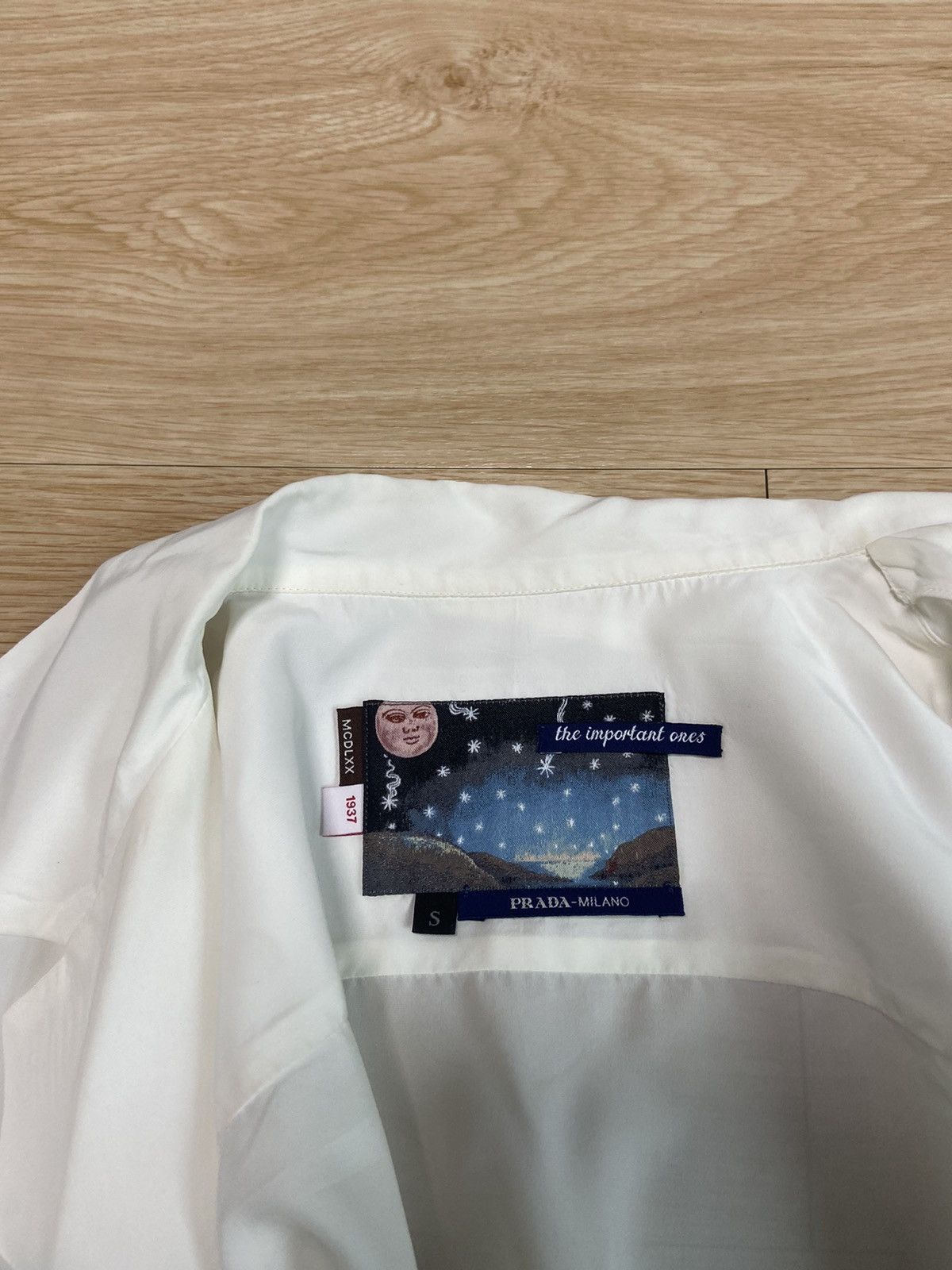 Prada S PRADA FW16 Christophe chemin Important ones viscose Shirt Size US S / EU 44-46 / 1 - 12 Thumbnail