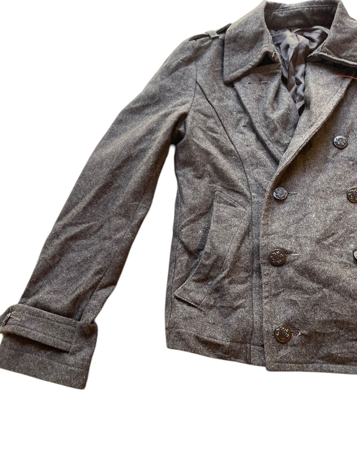 PPFM PPDM Double Collar Wool Jacket Punk Seditionaries Style Size US S / EU 44-46 / 1 - 2 Thumbnail