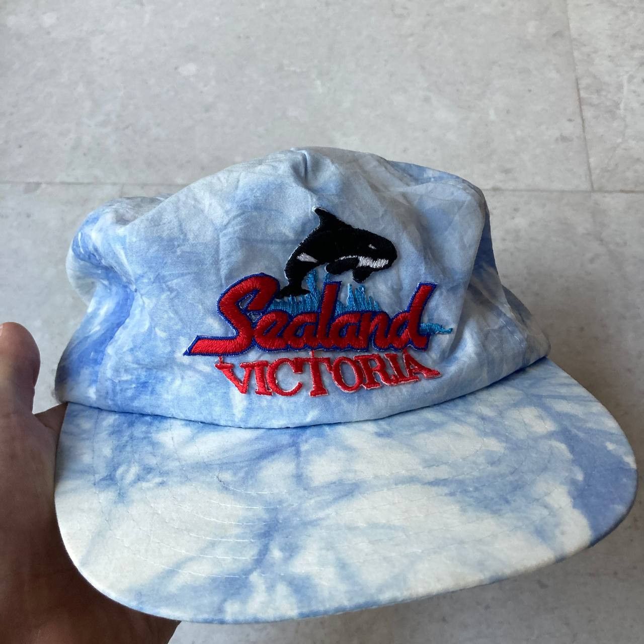 Vintage 90s Sealand Victoria Canada Seaworld Nylon Hat Size ONE SIZE - 3 Thumbnail