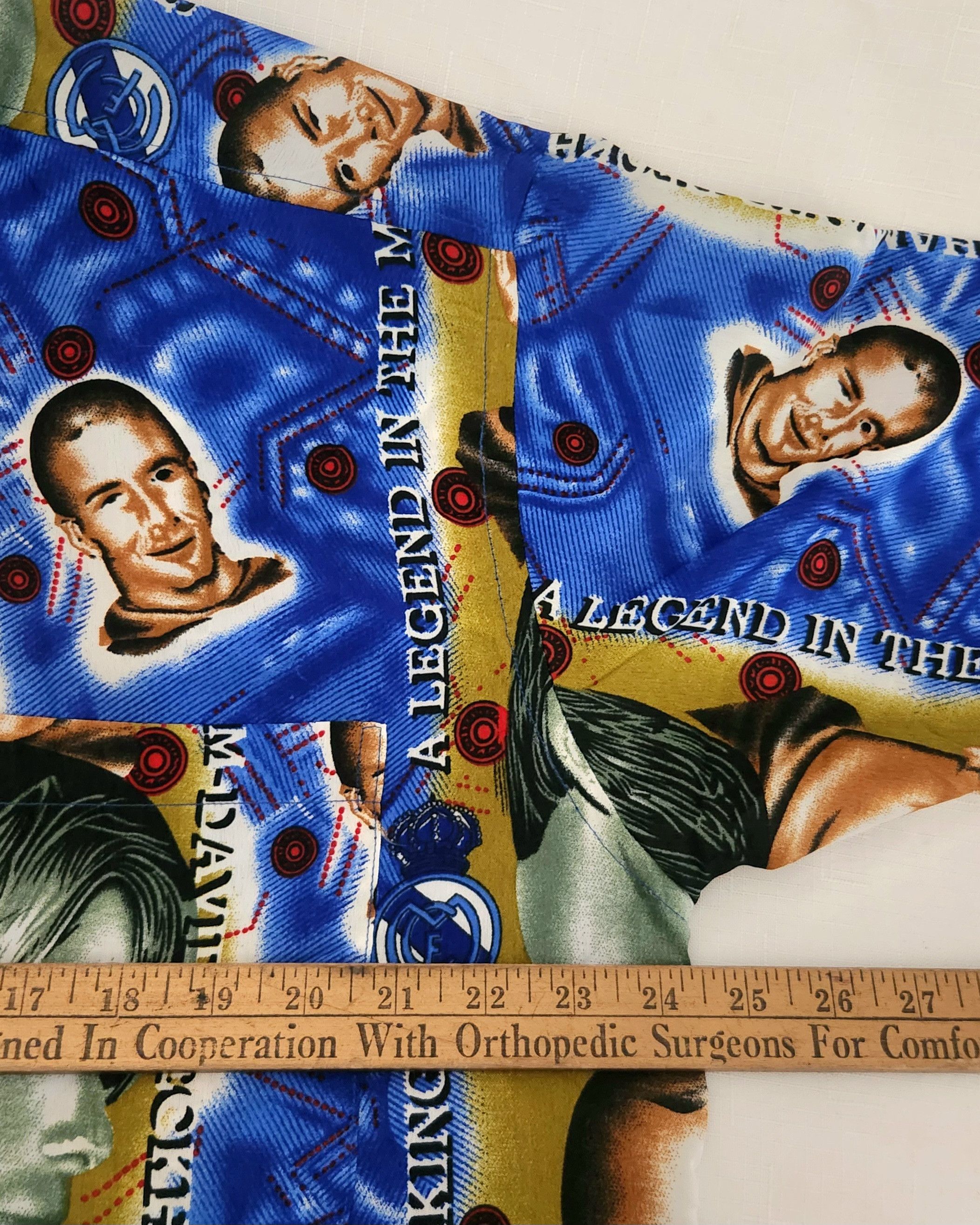 Vintage Vintage David Beckham Real Madrid HEADS ALL OVER PRINT AOP Size US XL / EU 56 / 4 - 8 Thumbnail