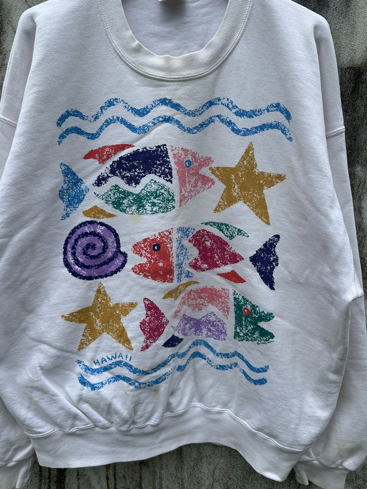 Vintage Vintage 80s Hawaii Crazy shirts pullover sweatshirt Size US M / EU 48-50 / 2 - 4 Thumbnail