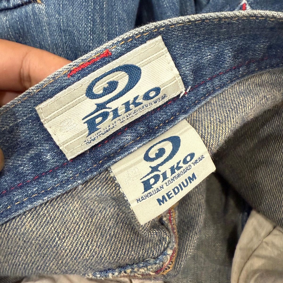 Japanese Brand Piko Y2K Double Knee Cargo Denim Vintage Japanese Brand Size US 30 / EU 46 - 6 Thumbnail
