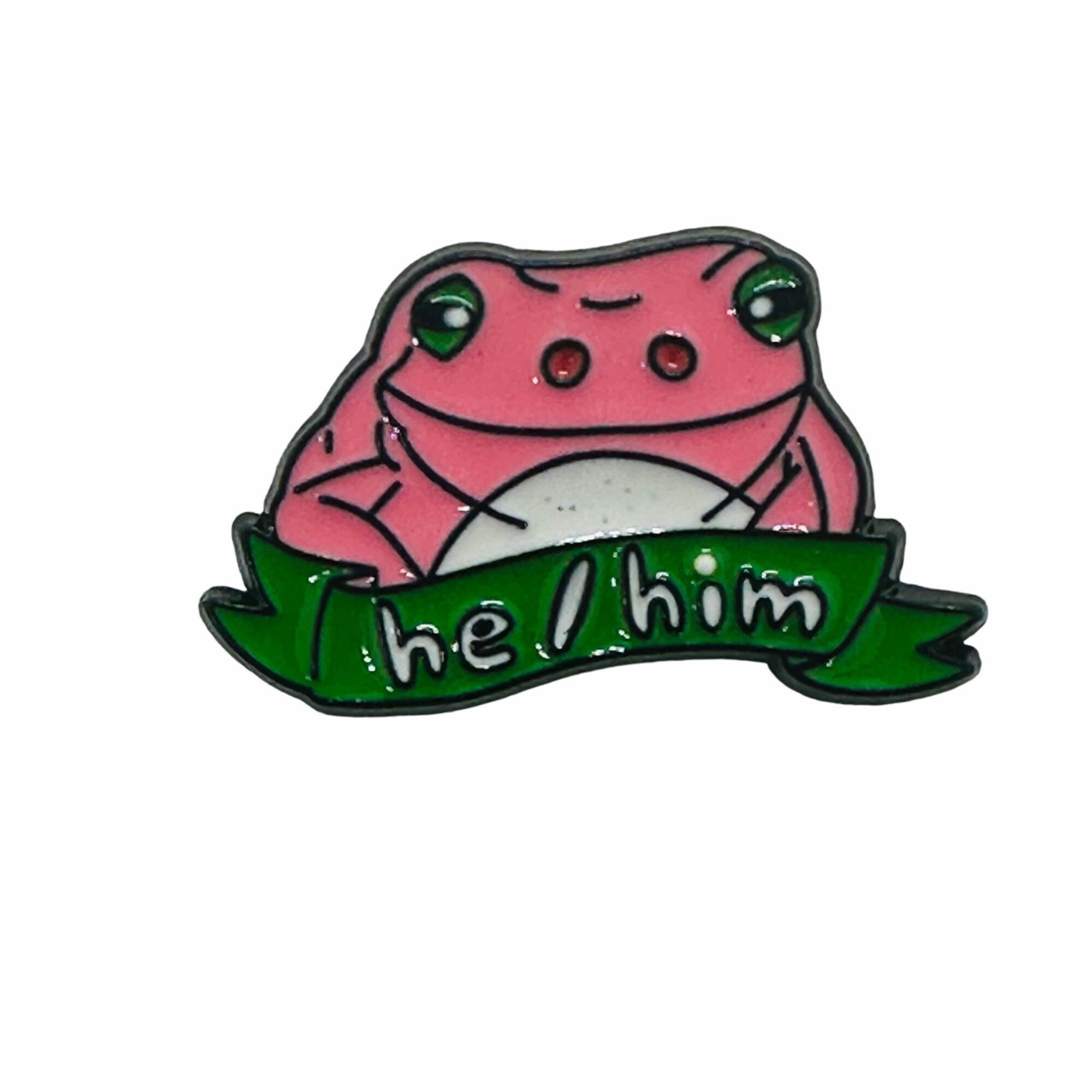 Other Oz Pink Frog Alloy Pins Cartoon Cute Animal Enamel Brooch He Size ONE SIZE - 4 Thumbnail