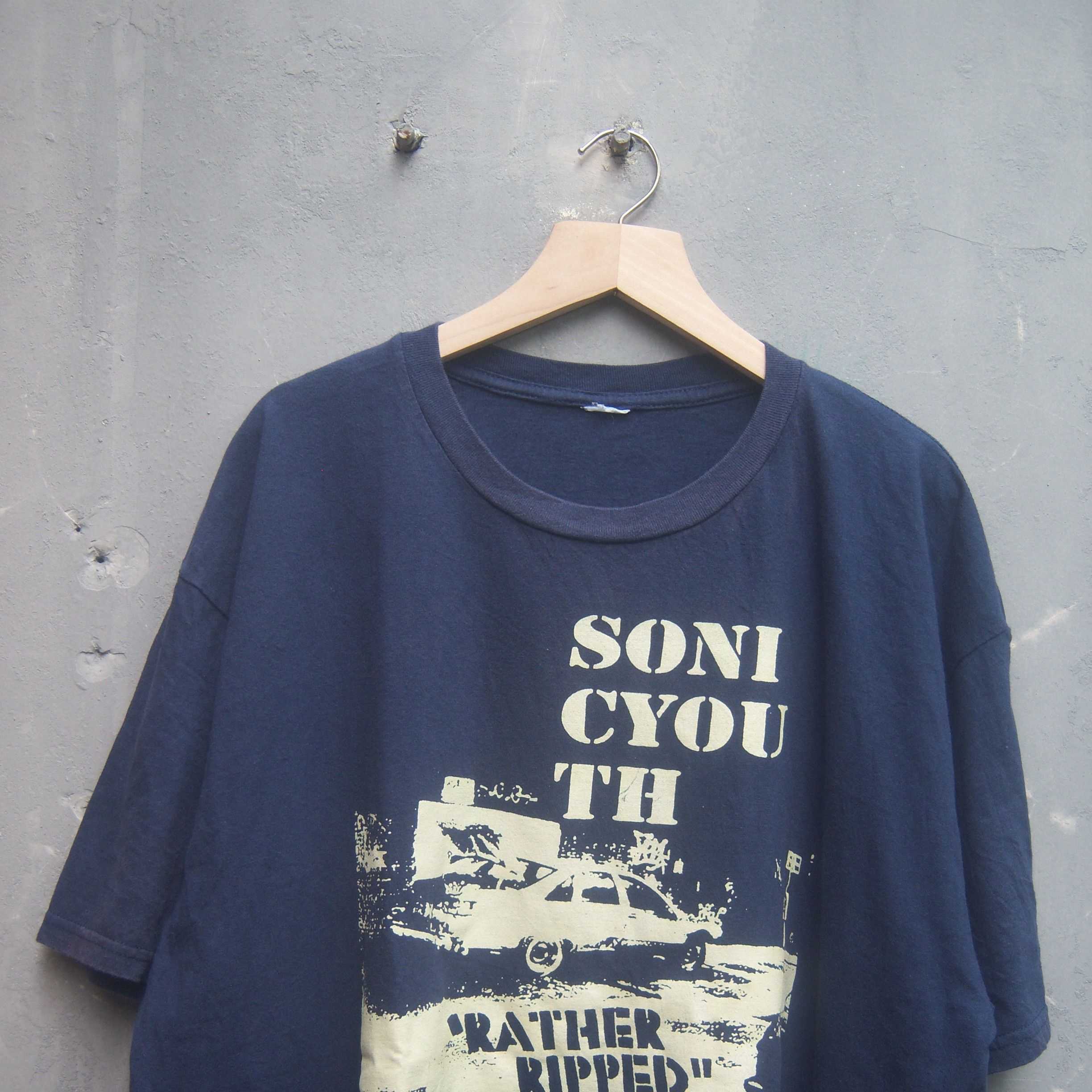 Band Tees 2006 Sonic Youth Rather Ripped T Shirt Size US L / EU 52-54 / 3 - 12 Thumbnail