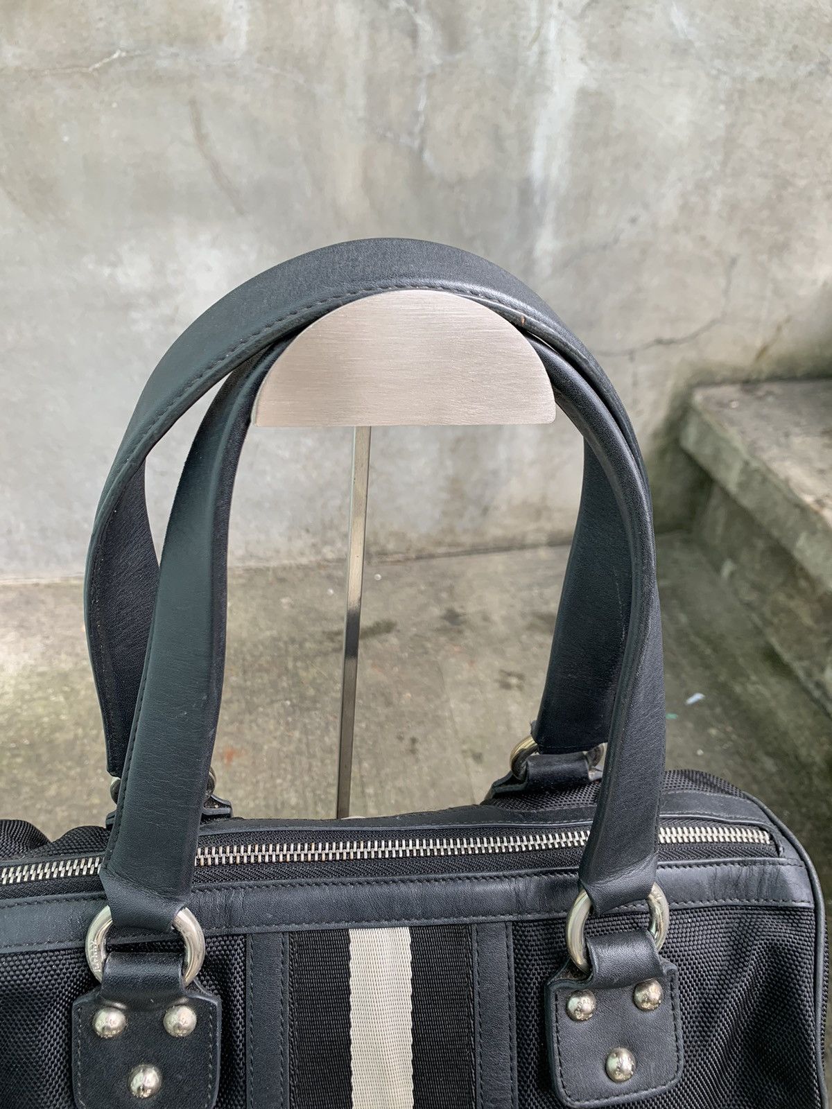 Bally Black Nylon/Leather Boston Bag Size ONE SIZE - 2 Thumbnail